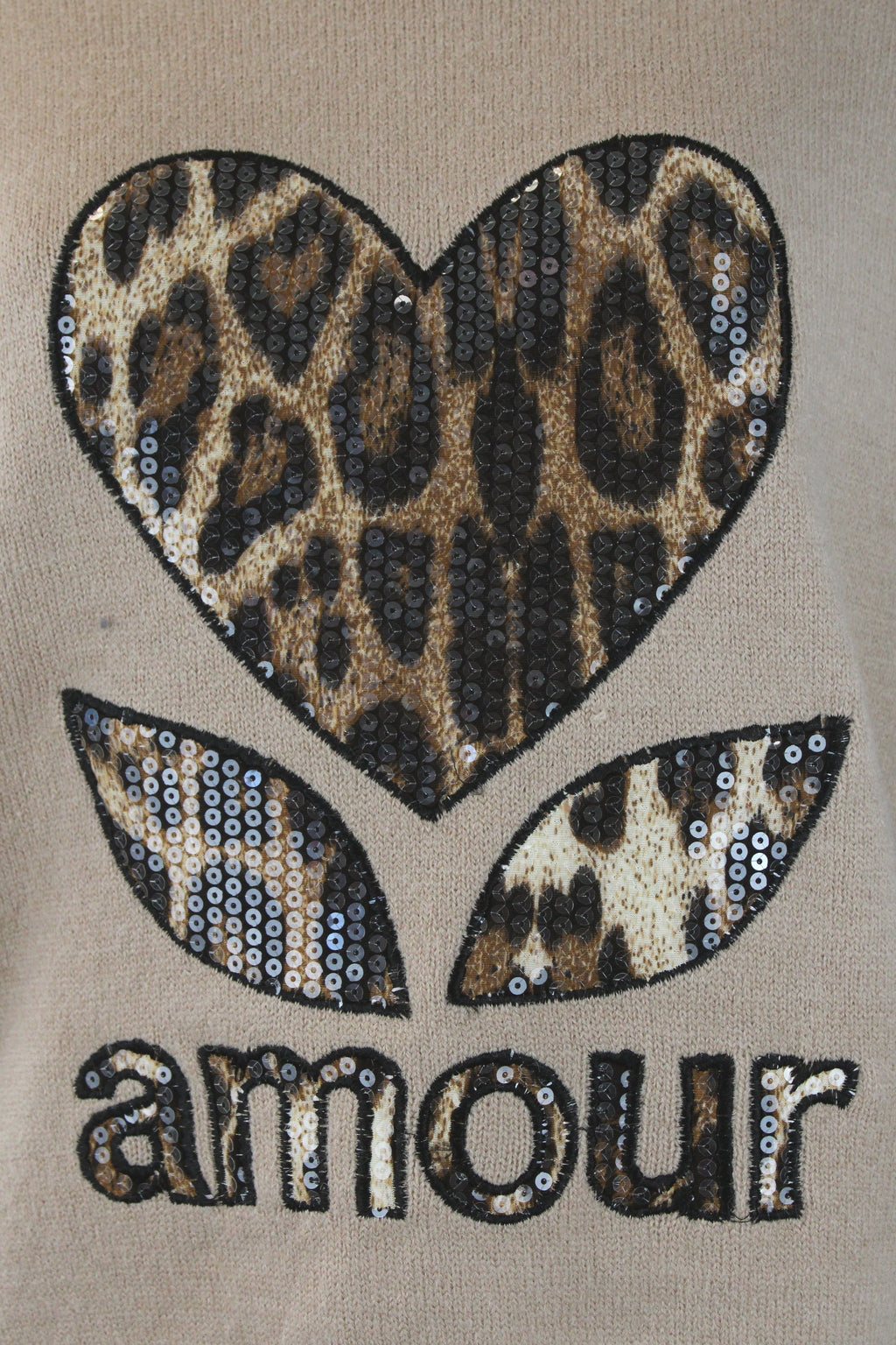 T2466 Suéter Tejido Diseño Corazón Animal P