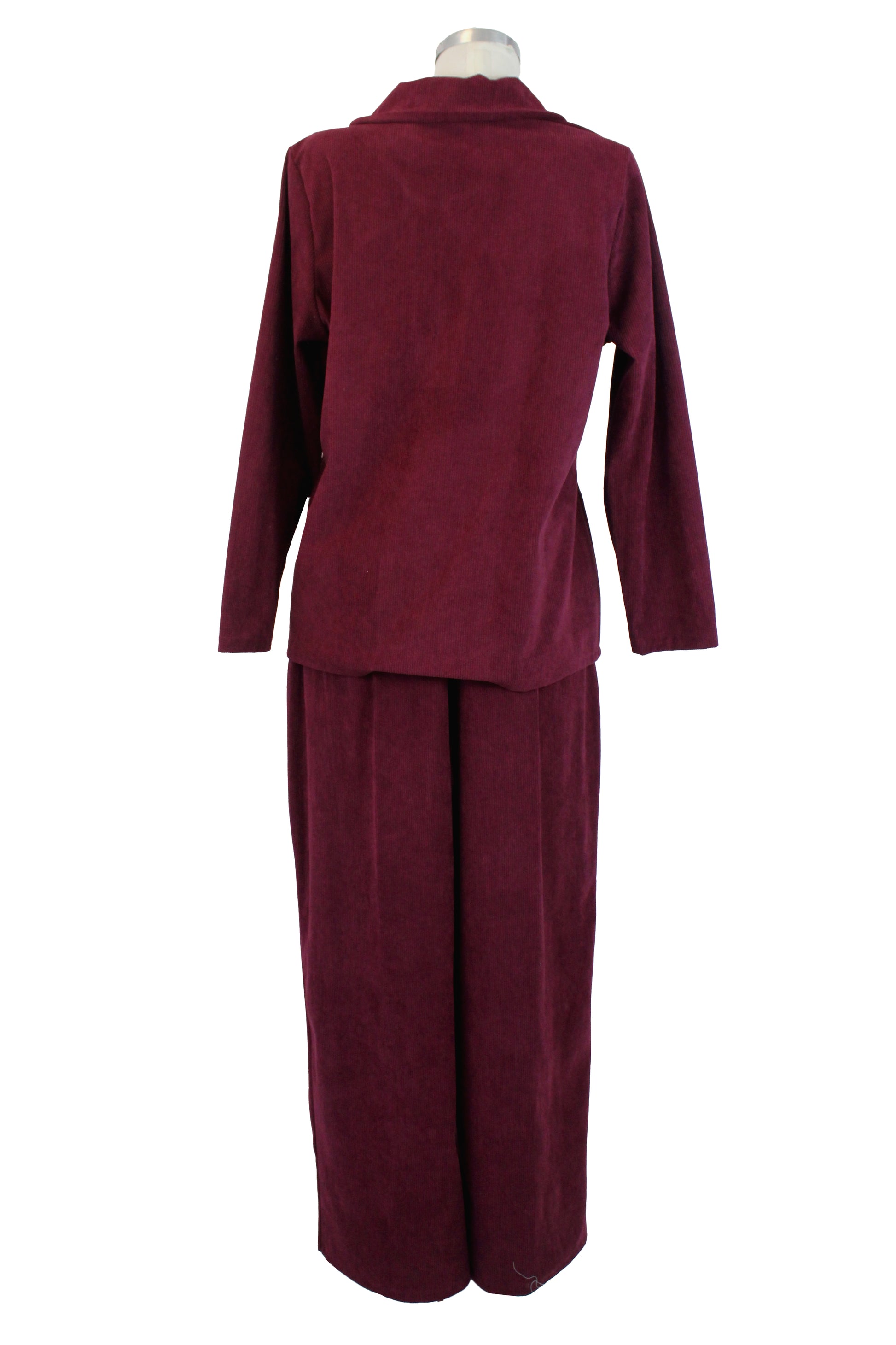 12700 Conjunto Tipo Pana Suéter Cuello V Camisa