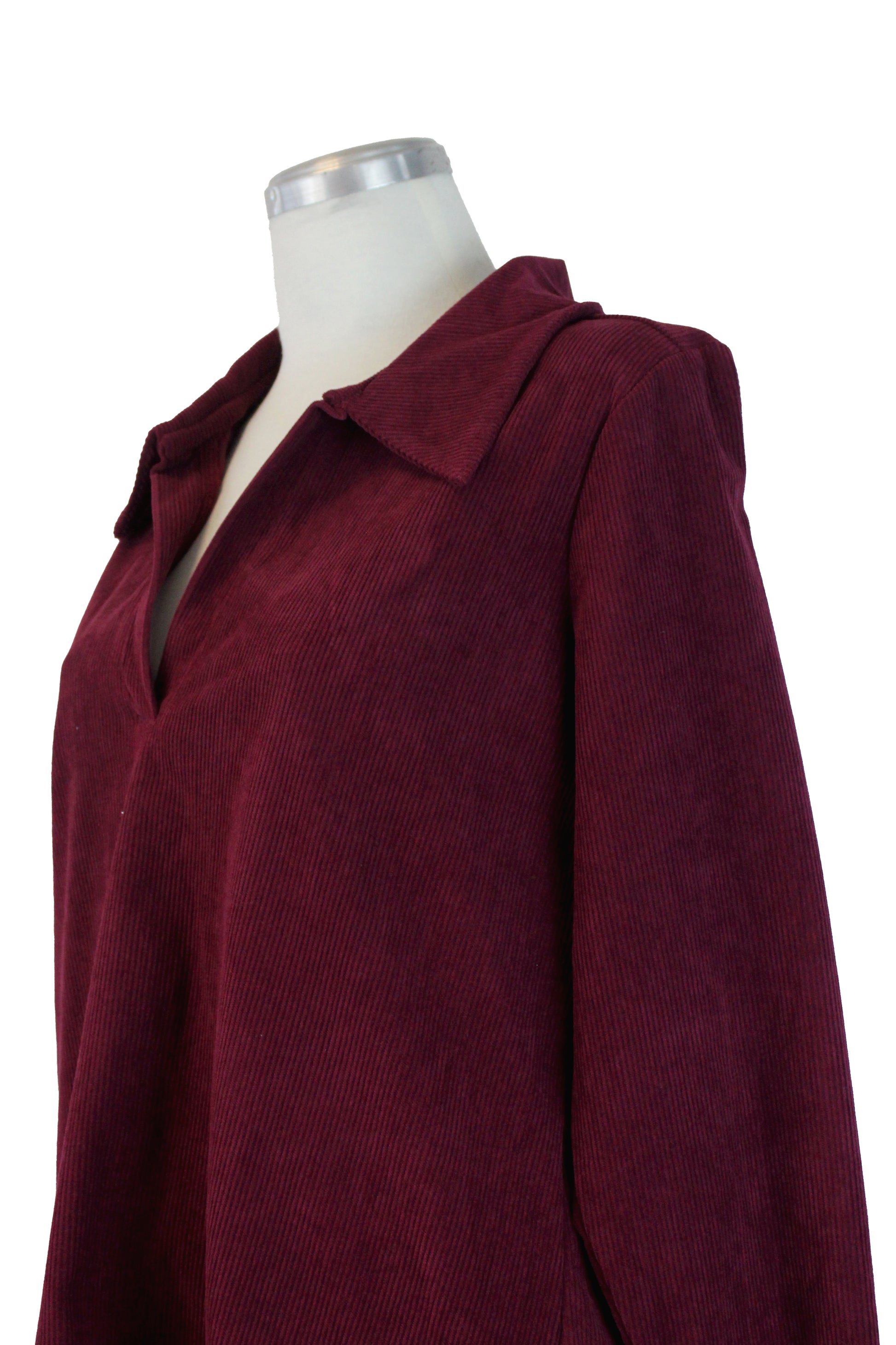 12700 Conjunto Tipo Pana Suéter Cuello V Camisa