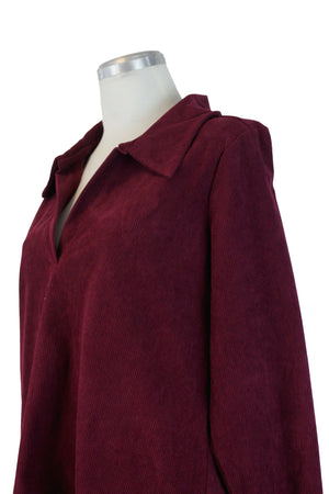 12700 Conjunto Tipo Pana Suéter Cuello V Camisa