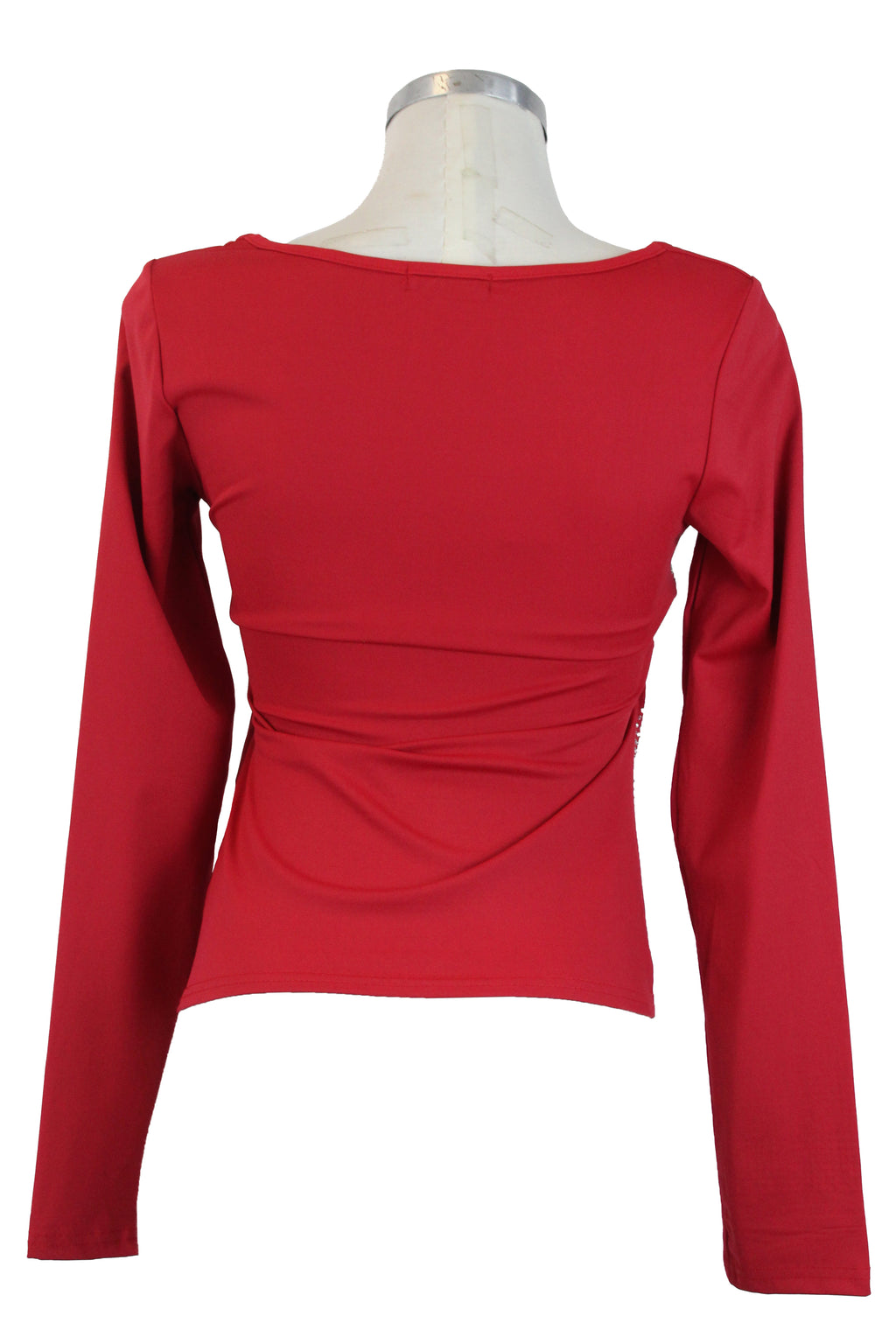 DS3182 Blusa Tipo Licra con Brillos Manga Larga