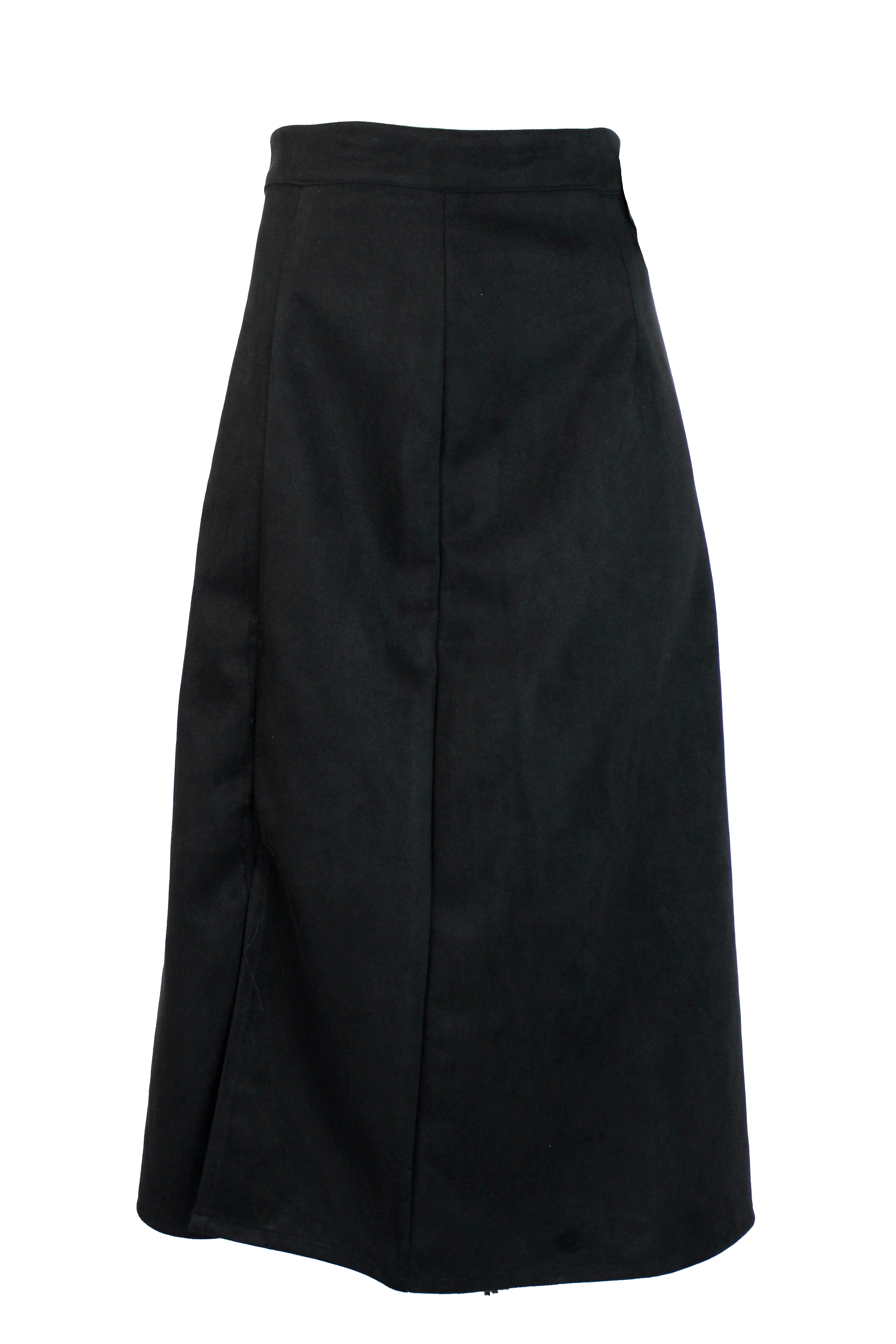 2537 Falda Gamuza con Pretina