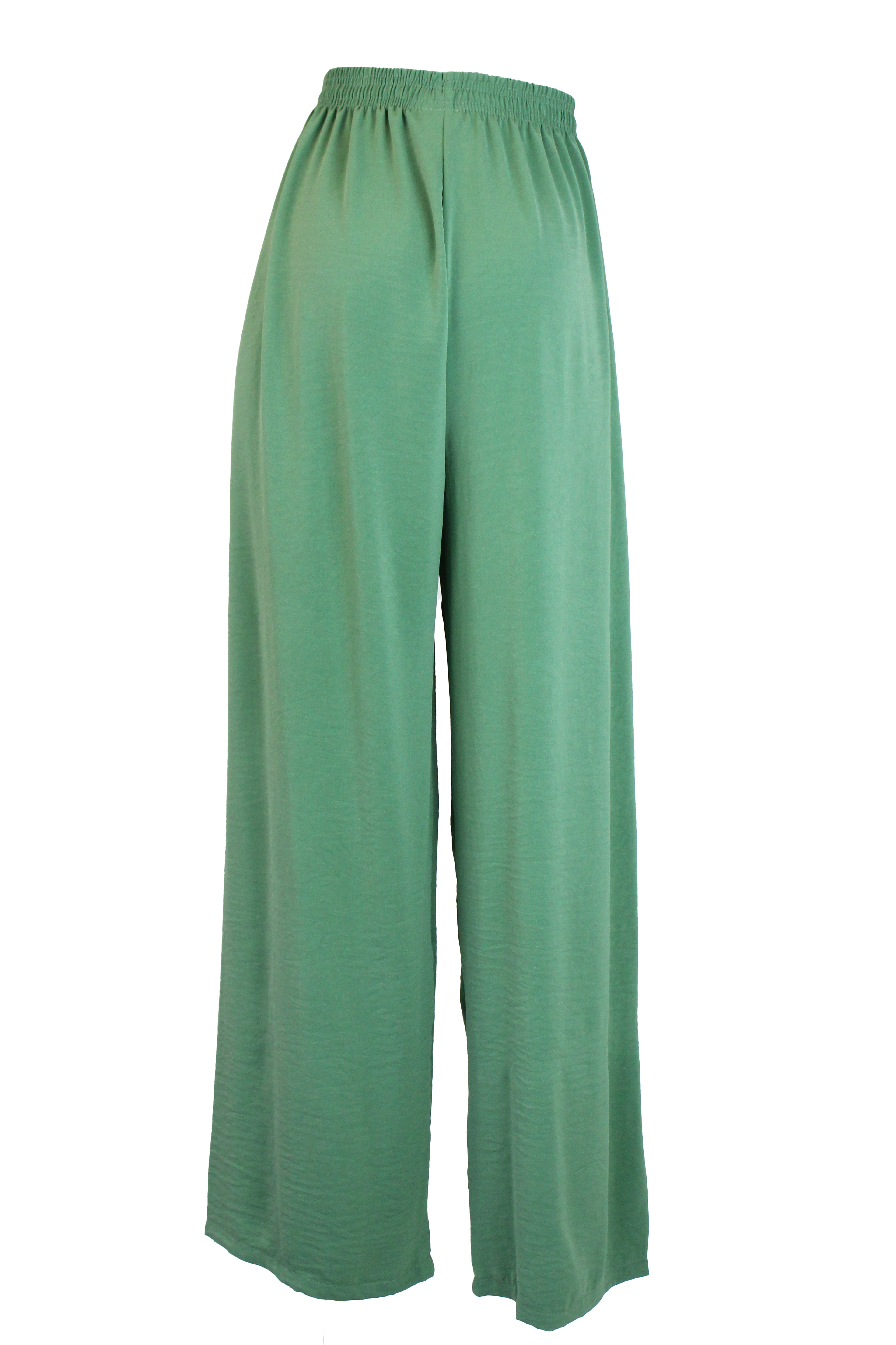 27 Pantalón Recto de Tela Fresca