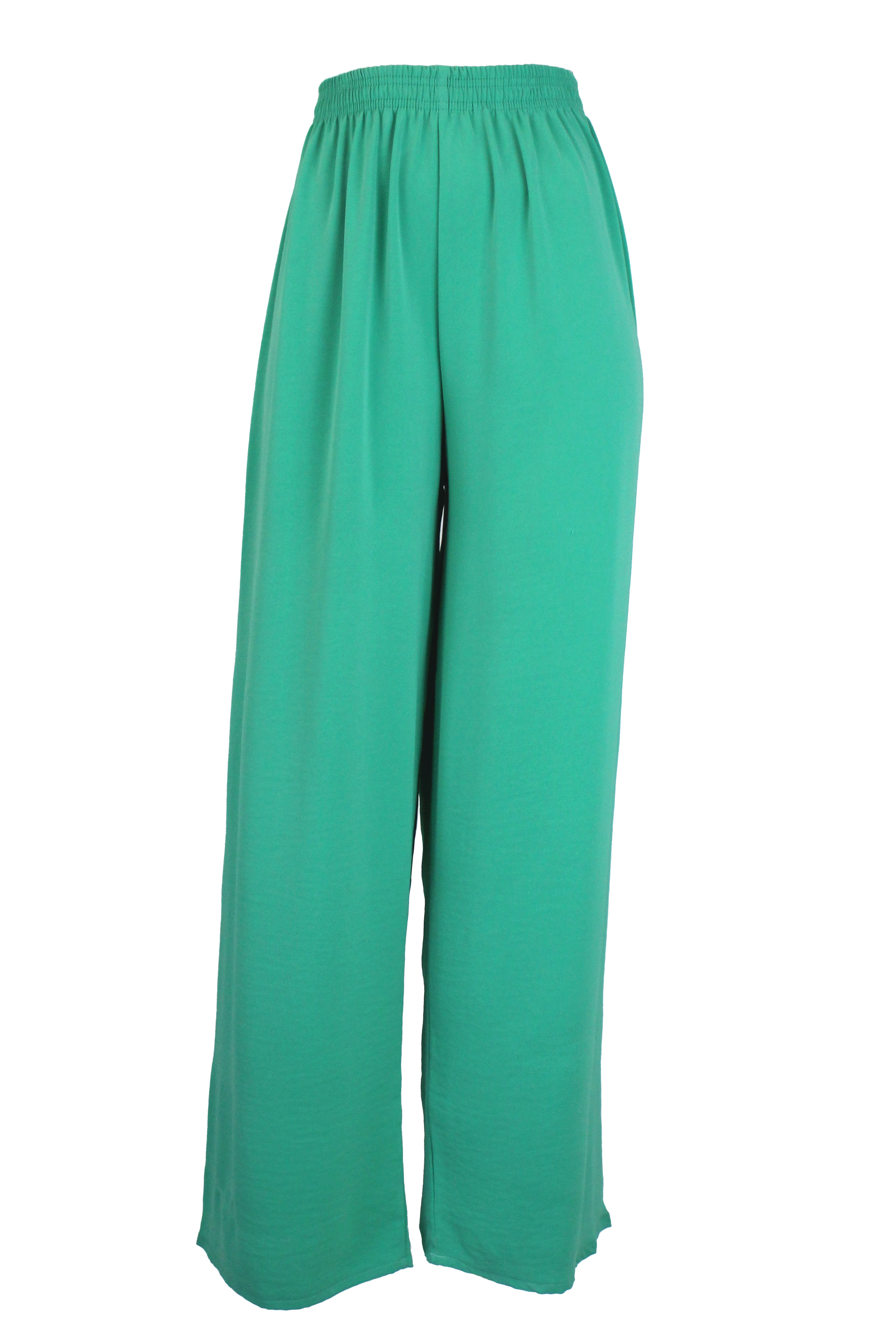 27 Pantalón Recto de Tela Fresca