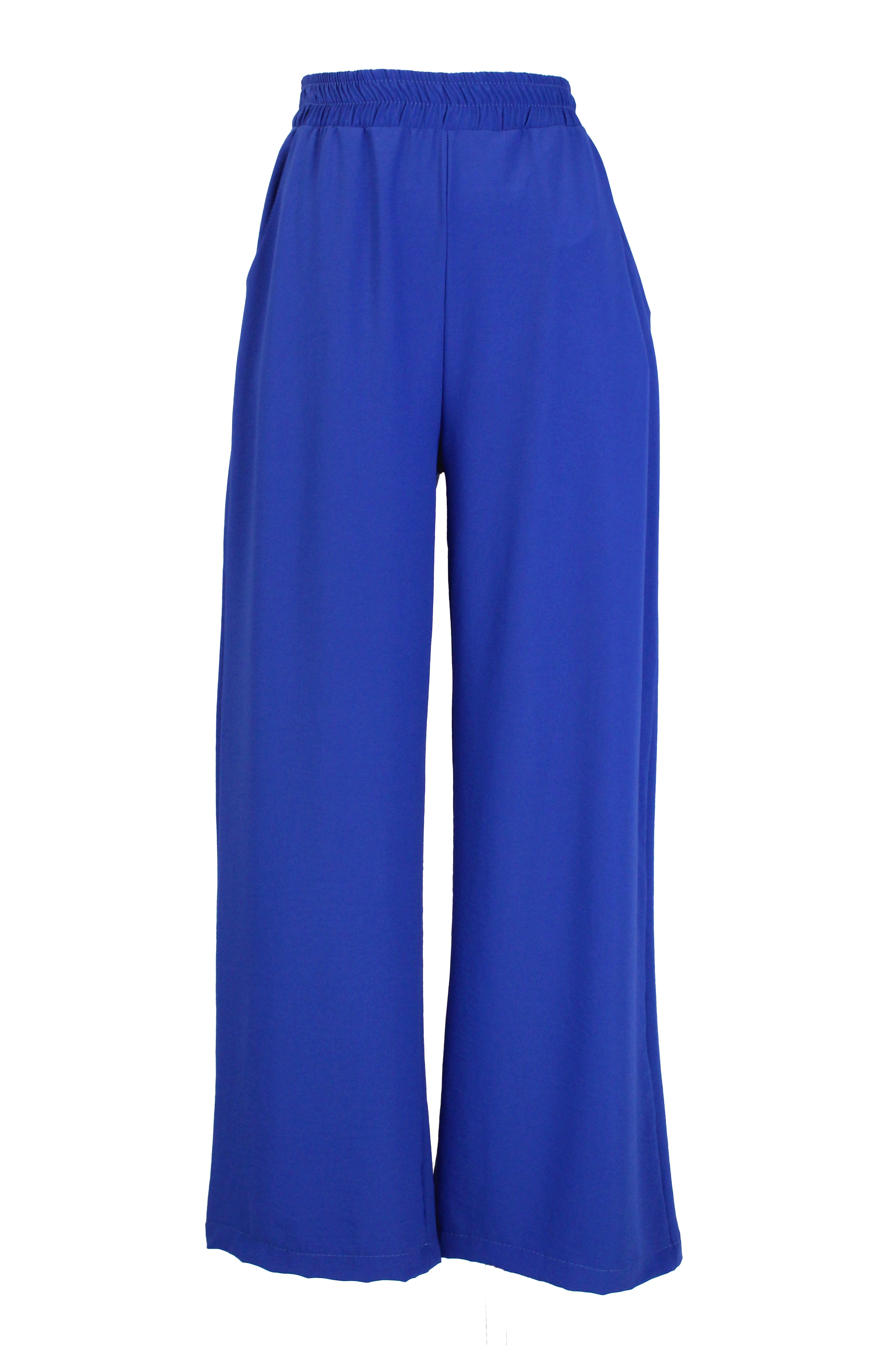 9107P Pantalón Recto con Elástico de Tres Líneas