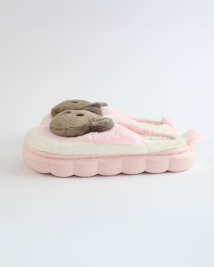 YW088 Pantunfla Infantil Con Peluche y Osito