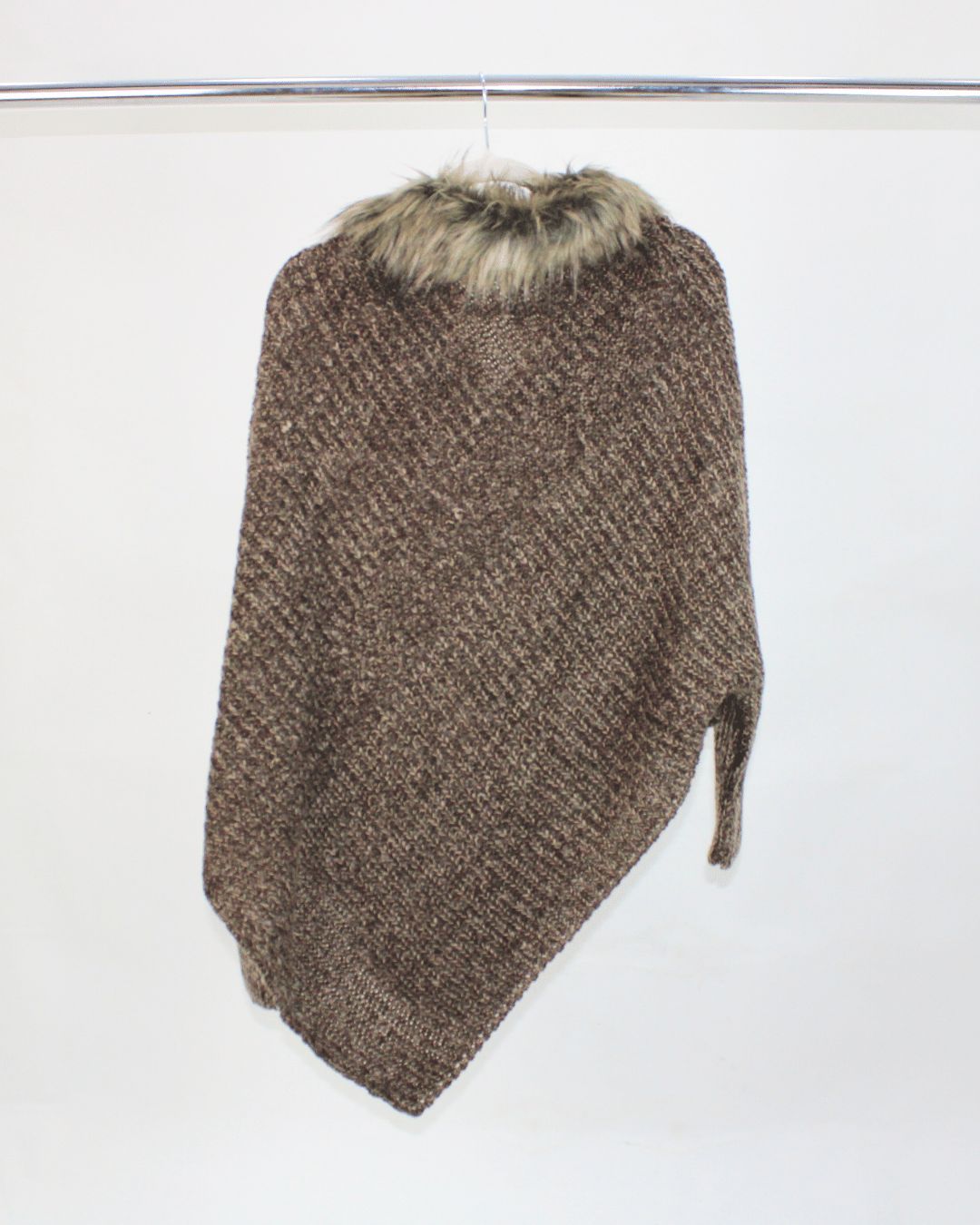 COPO DE NIEVE Sueter Tejido Corte Copo De Nieve Cuello Camisero Peluche