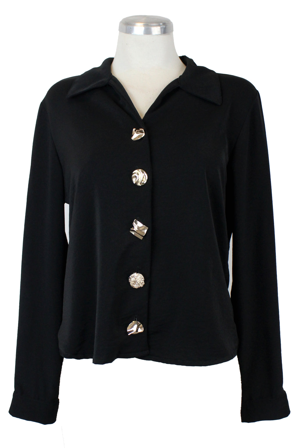 2354 Camisa Lisa y Botones Varios