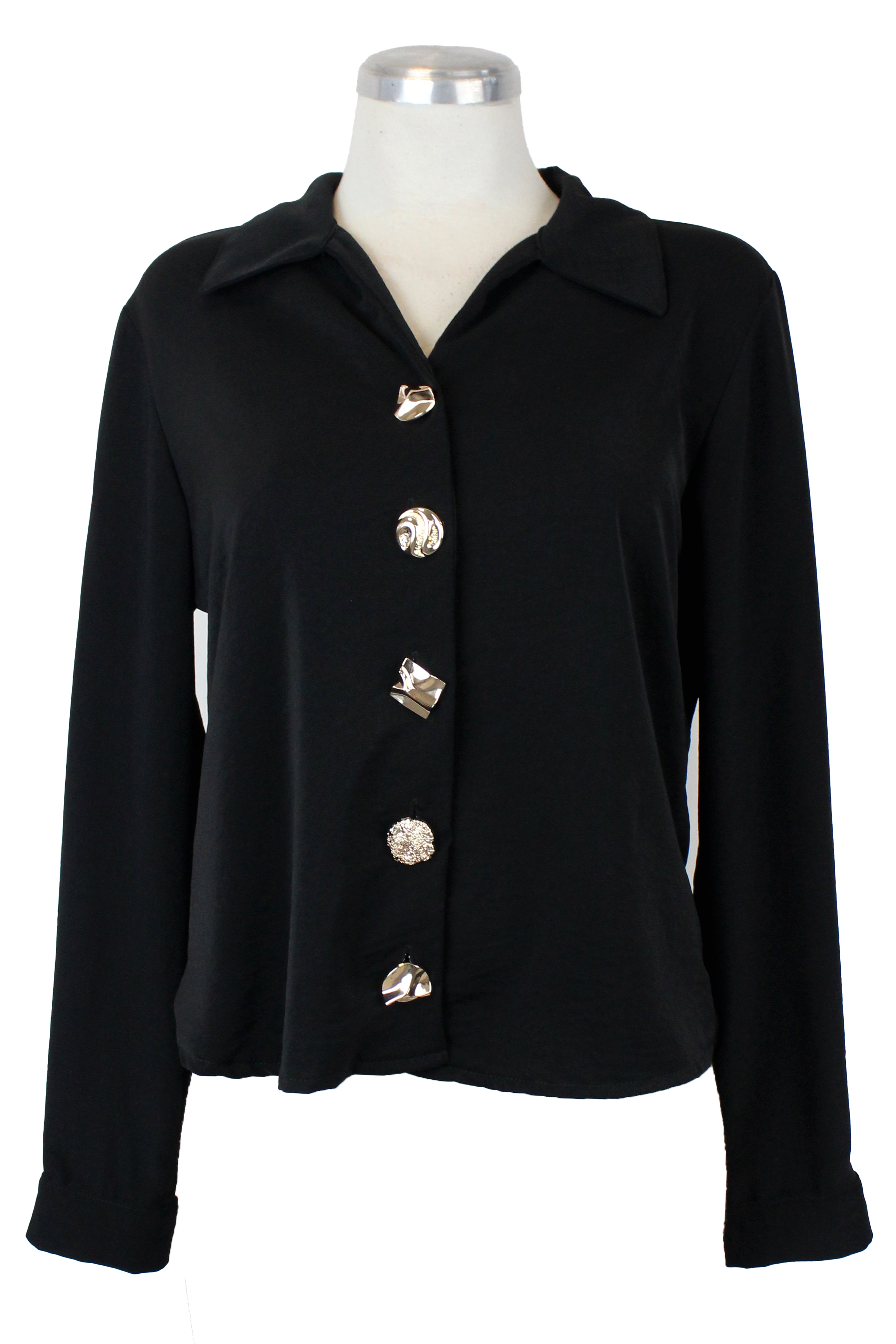 2354 Camisa Lisa y Botones Varios