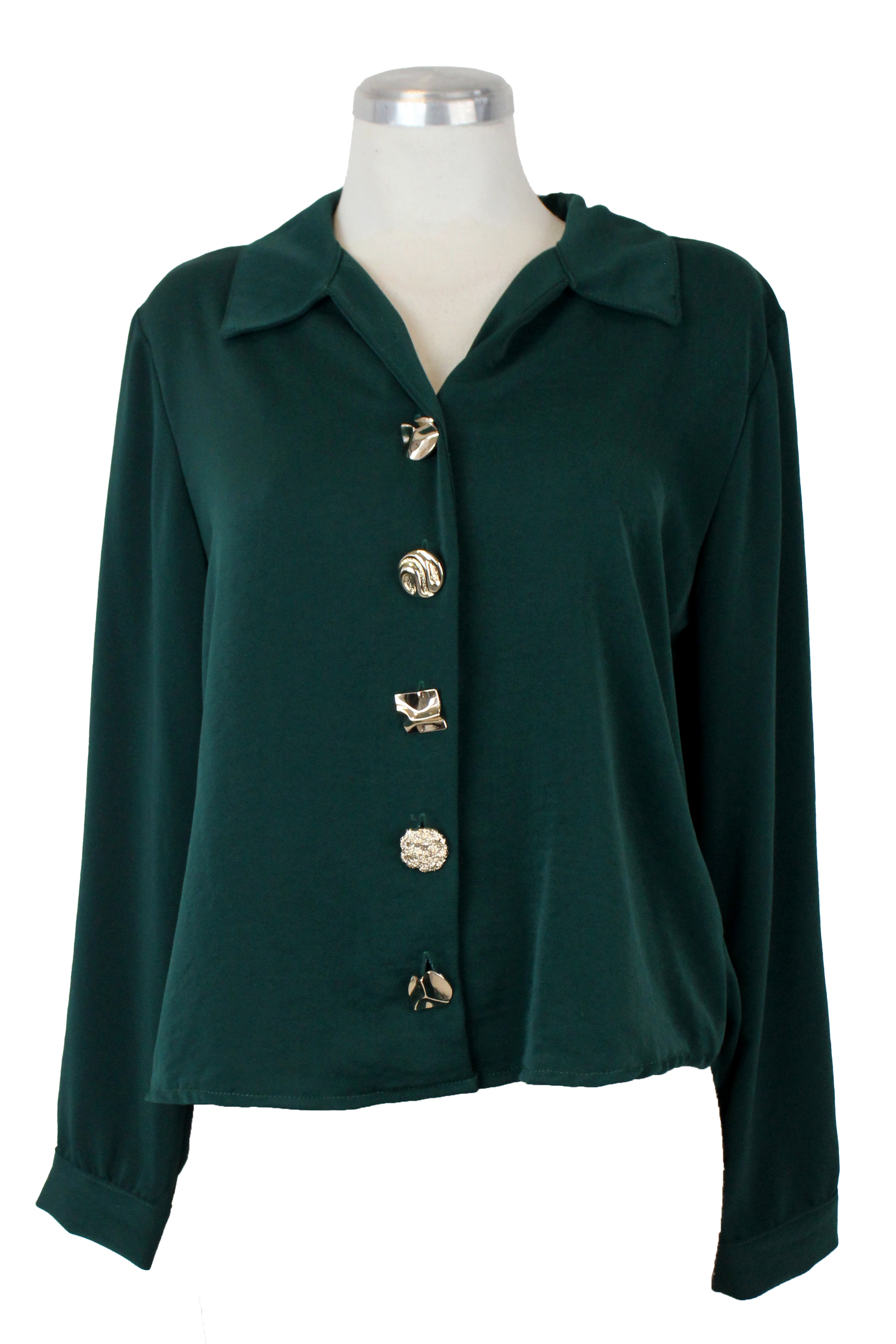 2354 Camisa Lisa y Botones Varios