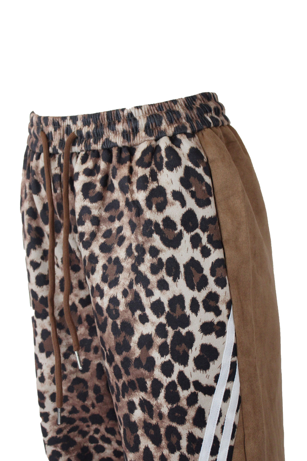 PS987 Pantalonera Animal Print Doble Raya Cruzada con Elástico