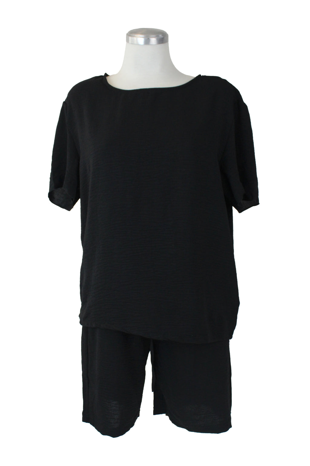 M5307 Conjunto Blusa y Short Liso