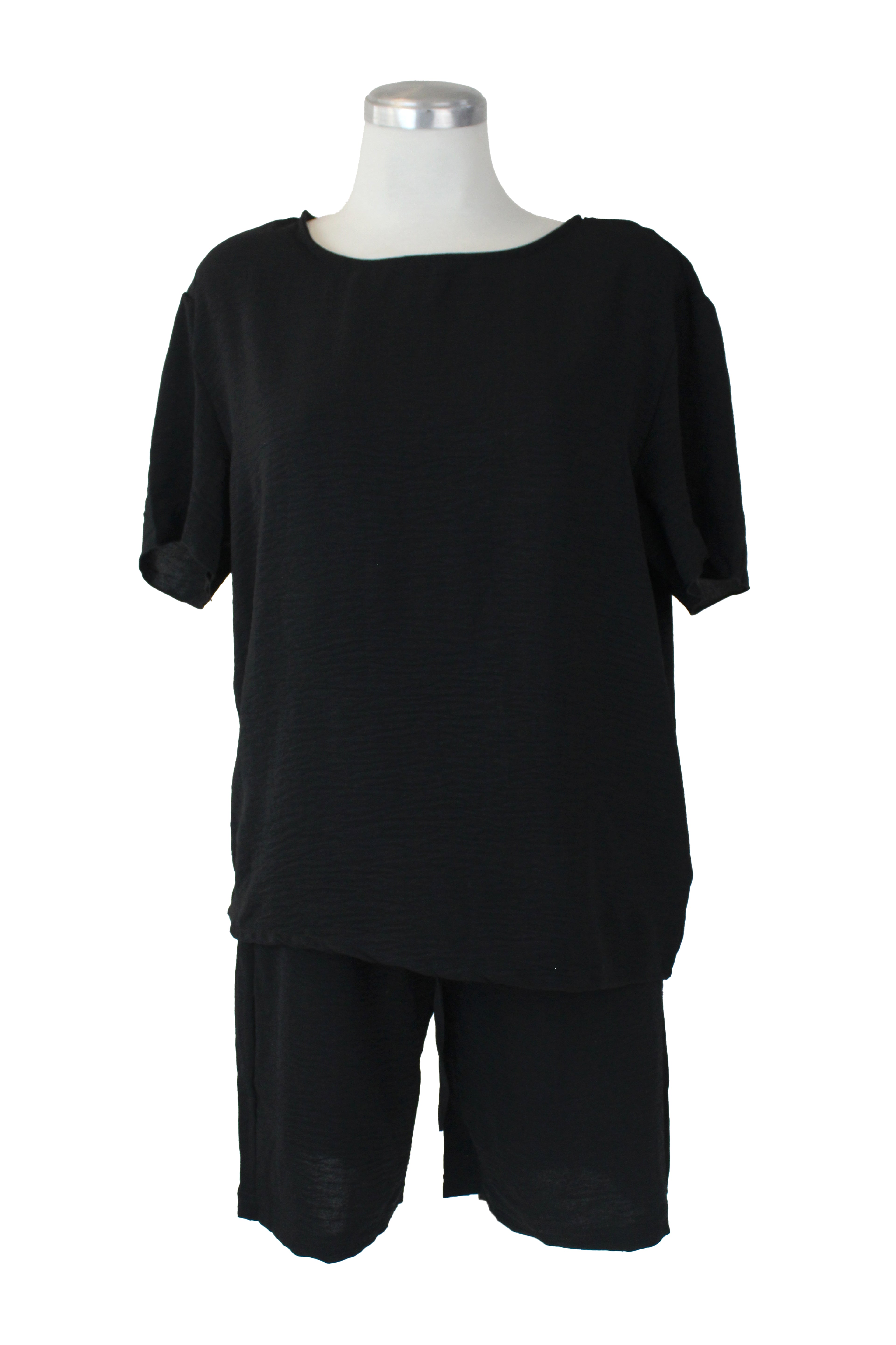 M5307 Conjunto Blusa y Short Liso