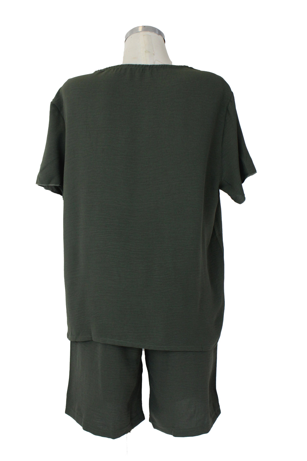 M5307 Conjunto Blusa y Short Liso