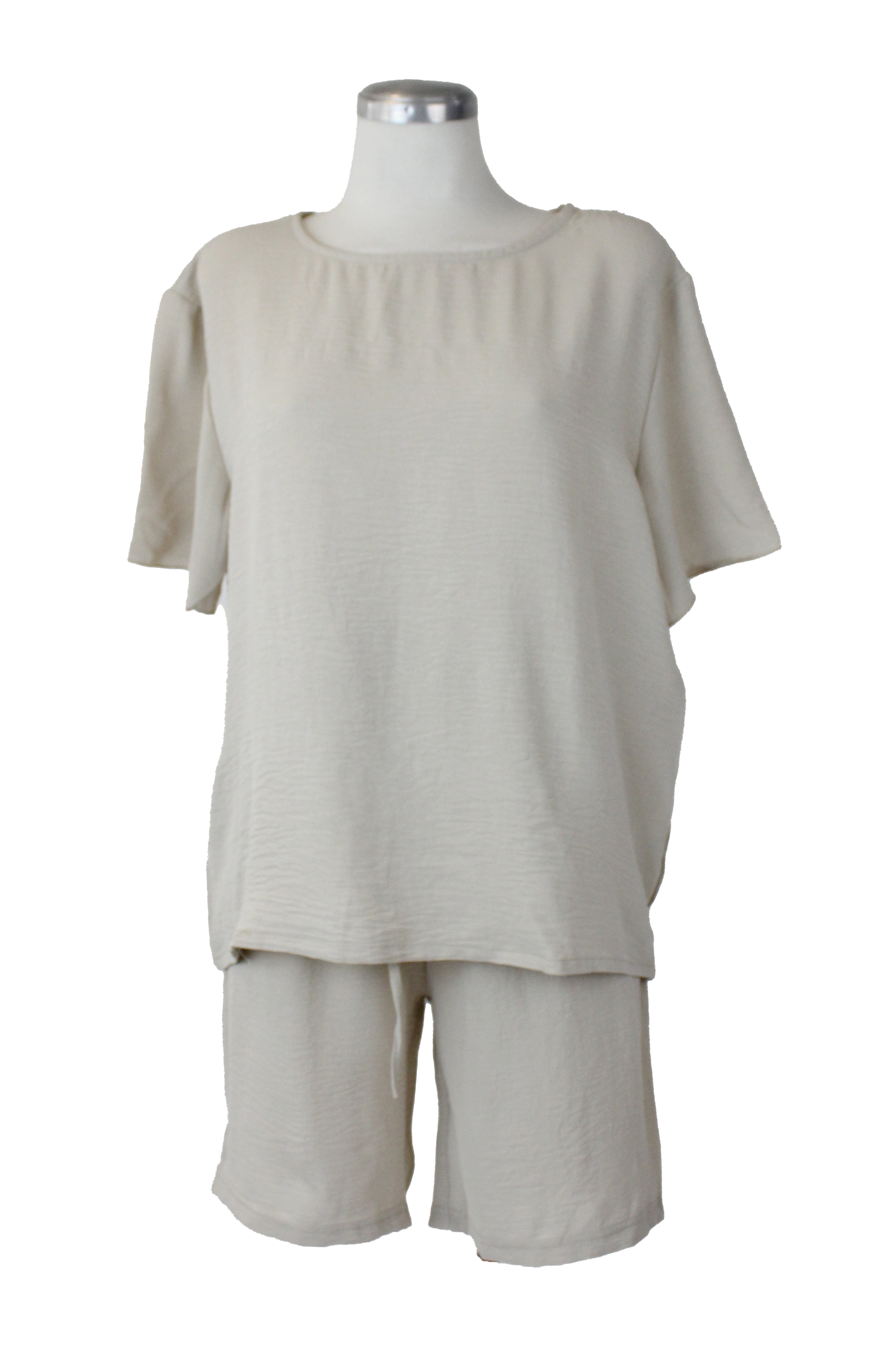 M5307 Conjunto Blusa y Short Liso