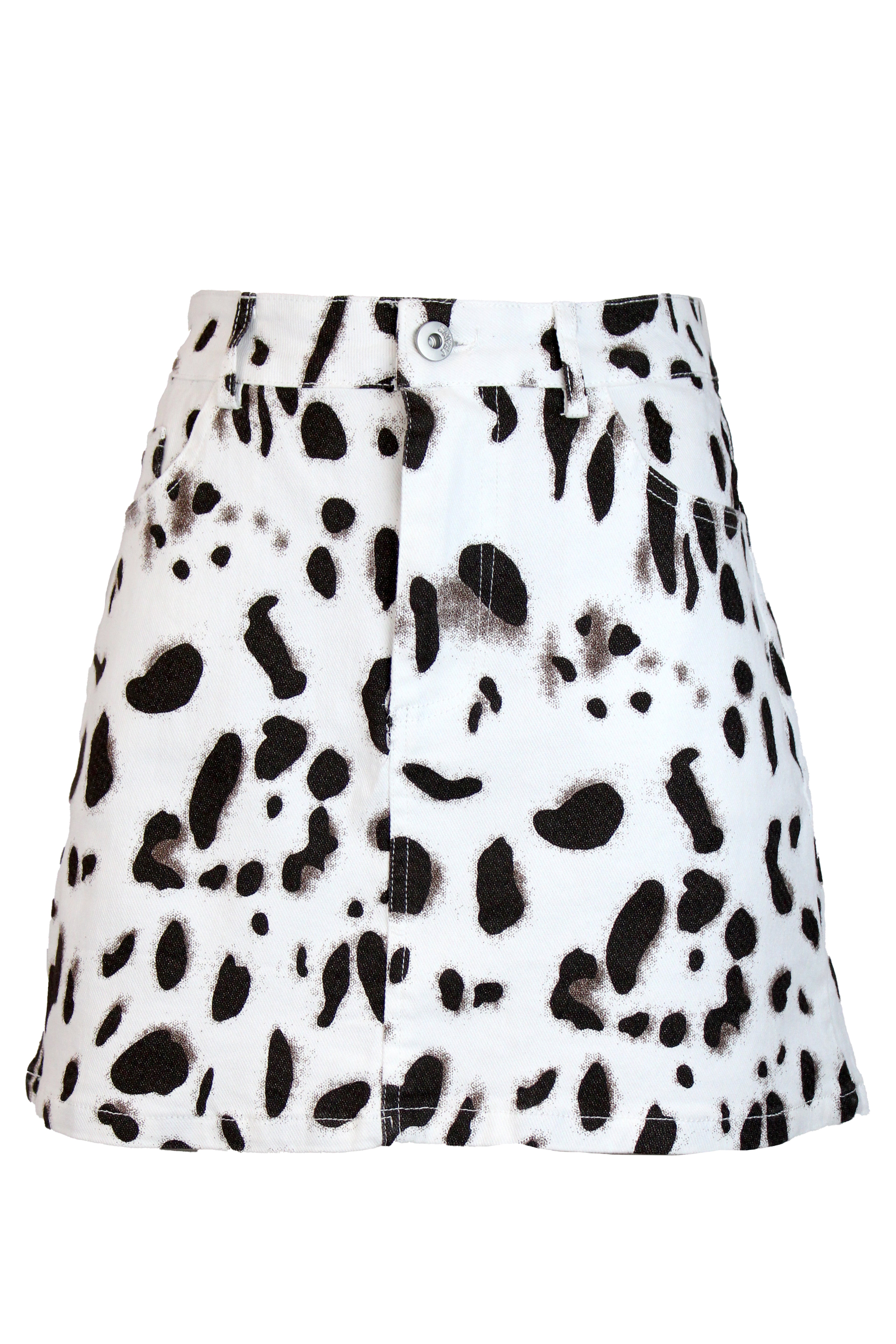 PS1014 Falda Corta Recta Diseño Animal Print