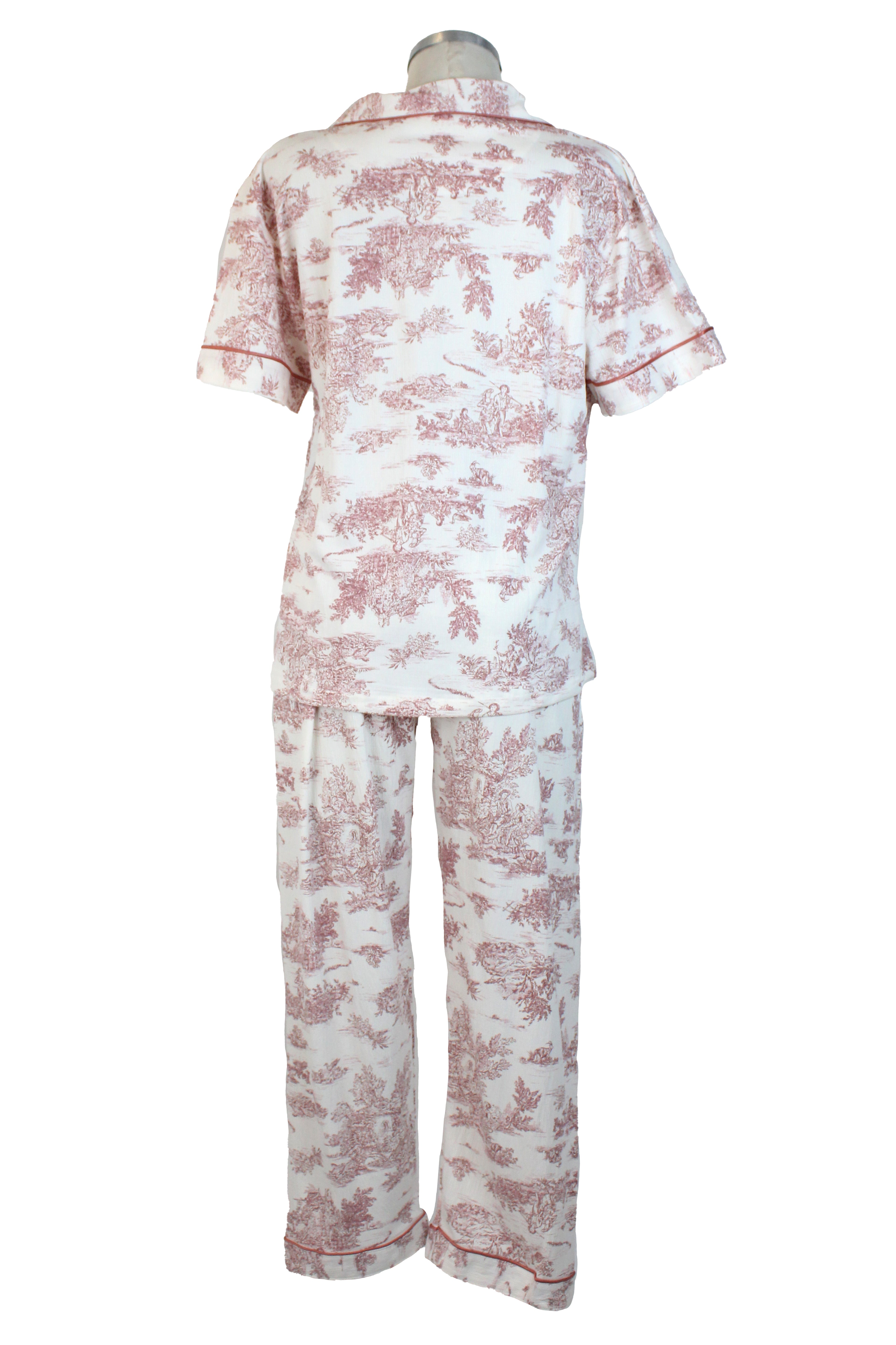 66047 Pijamada Camisa y Pantalón Diseño Jardin