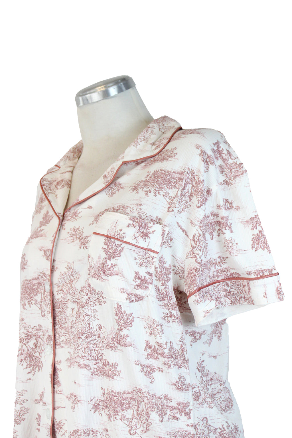 66047 Pijamada Camisa y Pantalón Diseño Jardin