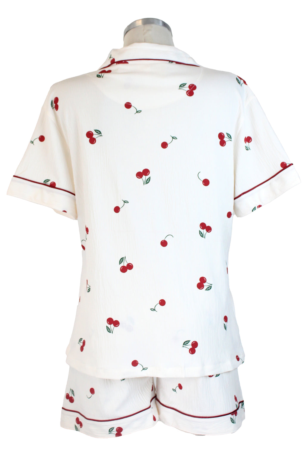 66053 Pijamada Camisa y Short Diseño Cerezas
