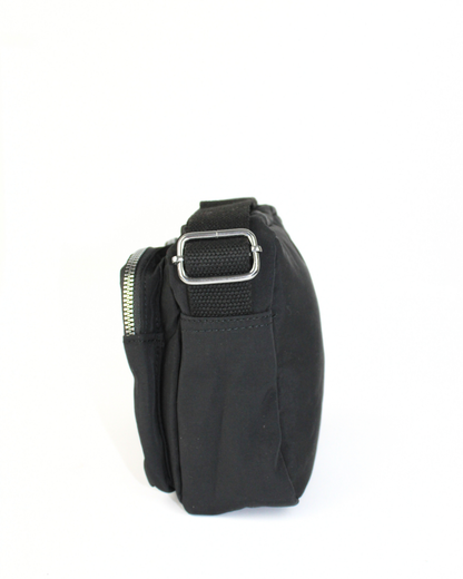 ROSSI5001 Bolso Pequeño Triple Zipper Plata