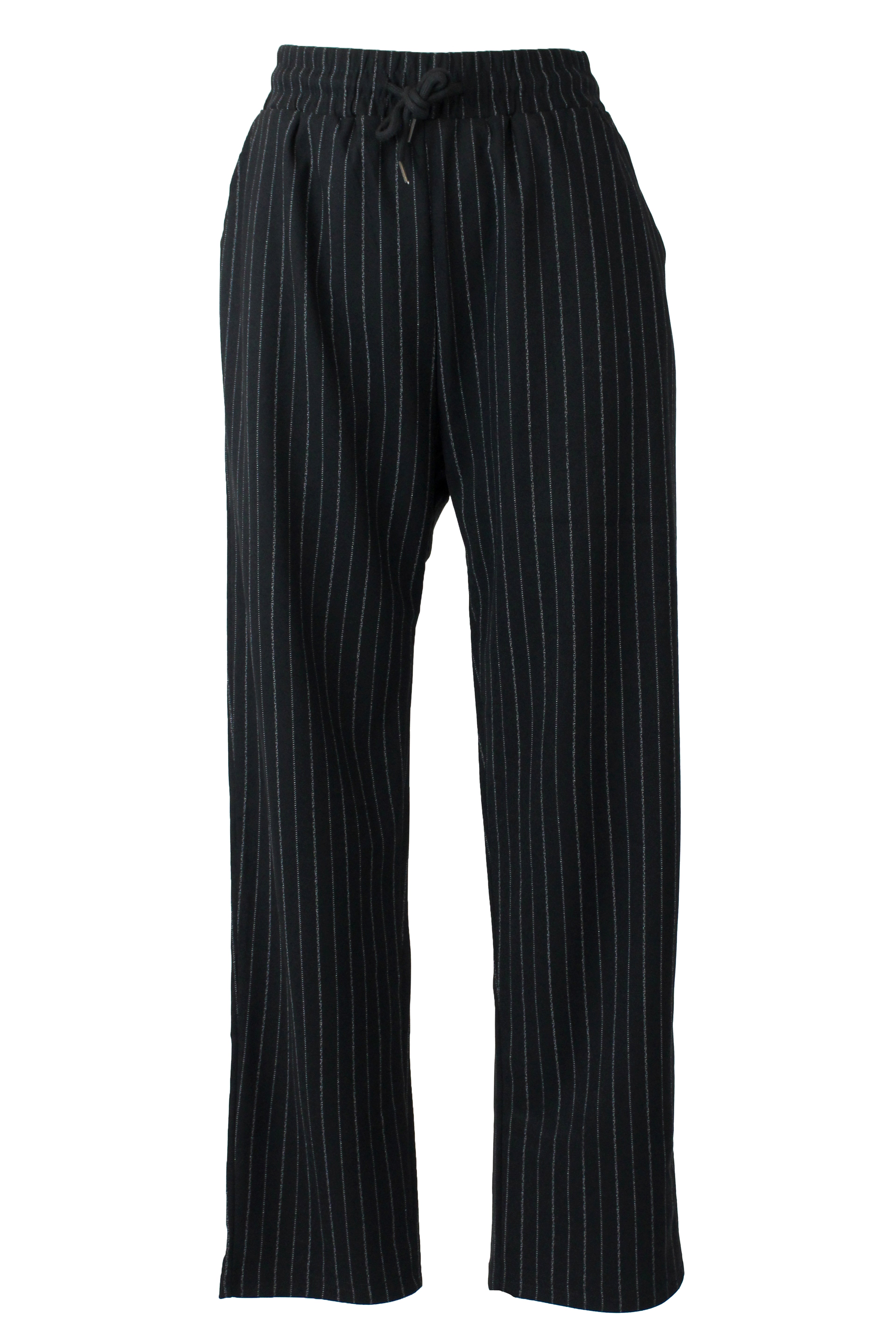 ZH-050 Pantalón con Líneas Brillos Elástico Superior