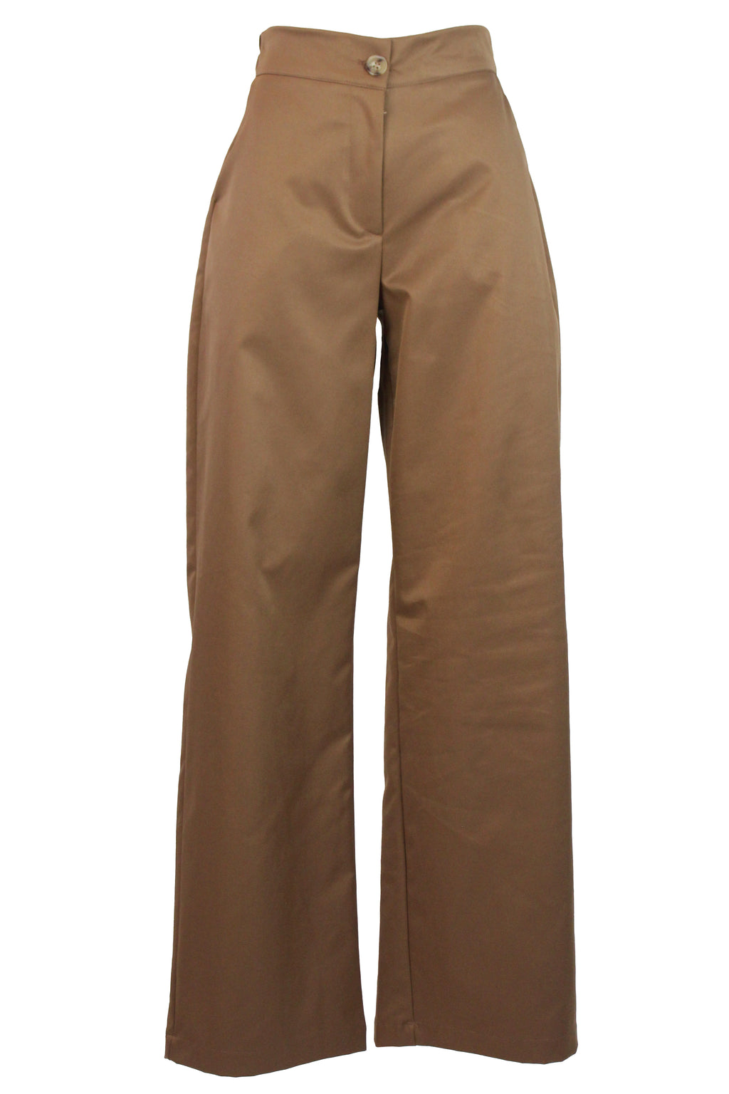 LK02931 Pantalon Corte Recto y Acinturado Mitad Pretina