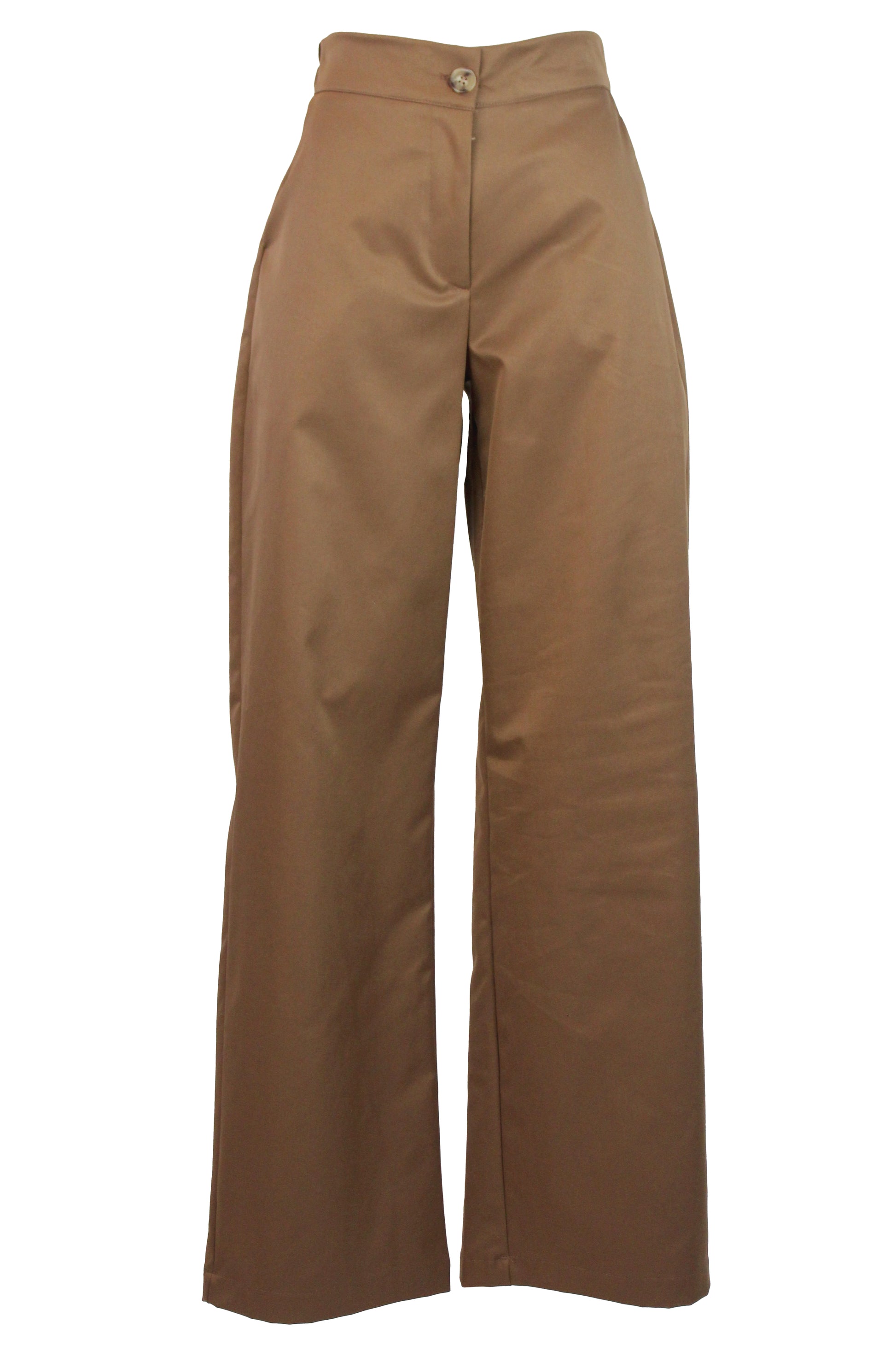 LK02931 Pantalon Corte Recto y Acinturado Mitad Pretina