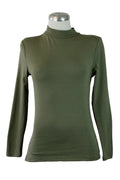 JW3601 Blusa Lisa Cuello de Tortuga