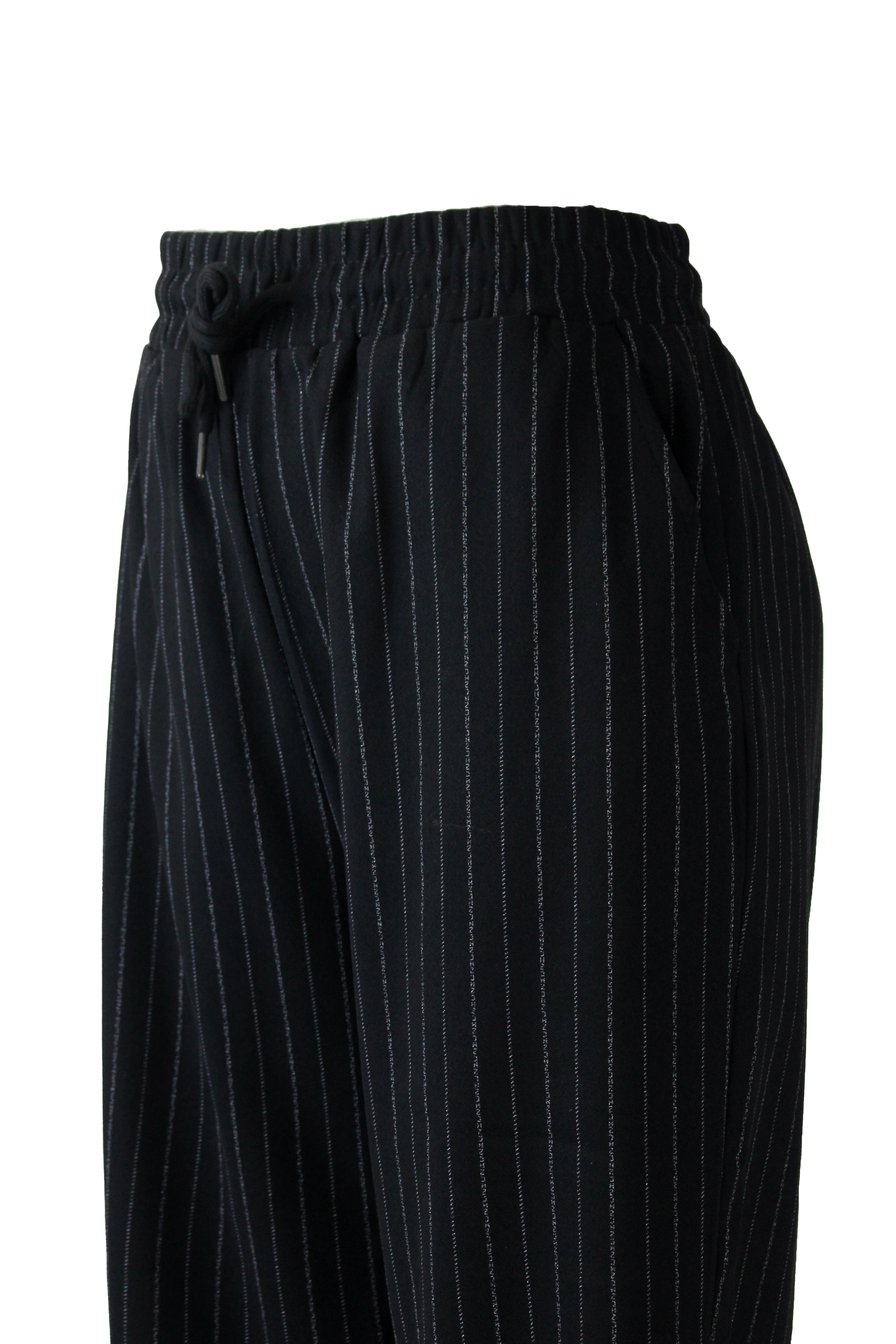 ZH-050 Pantalón con Líneas Brillos Elástico Superior