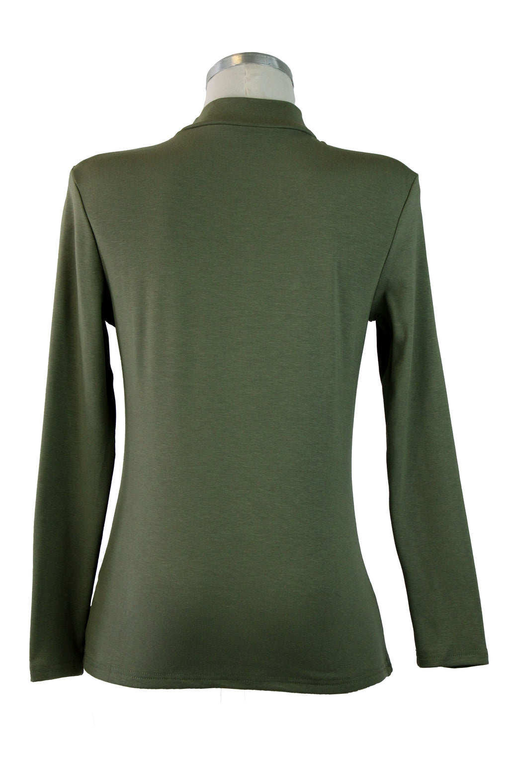 JW3601 Blusa Lisa Cuello de Tortuga