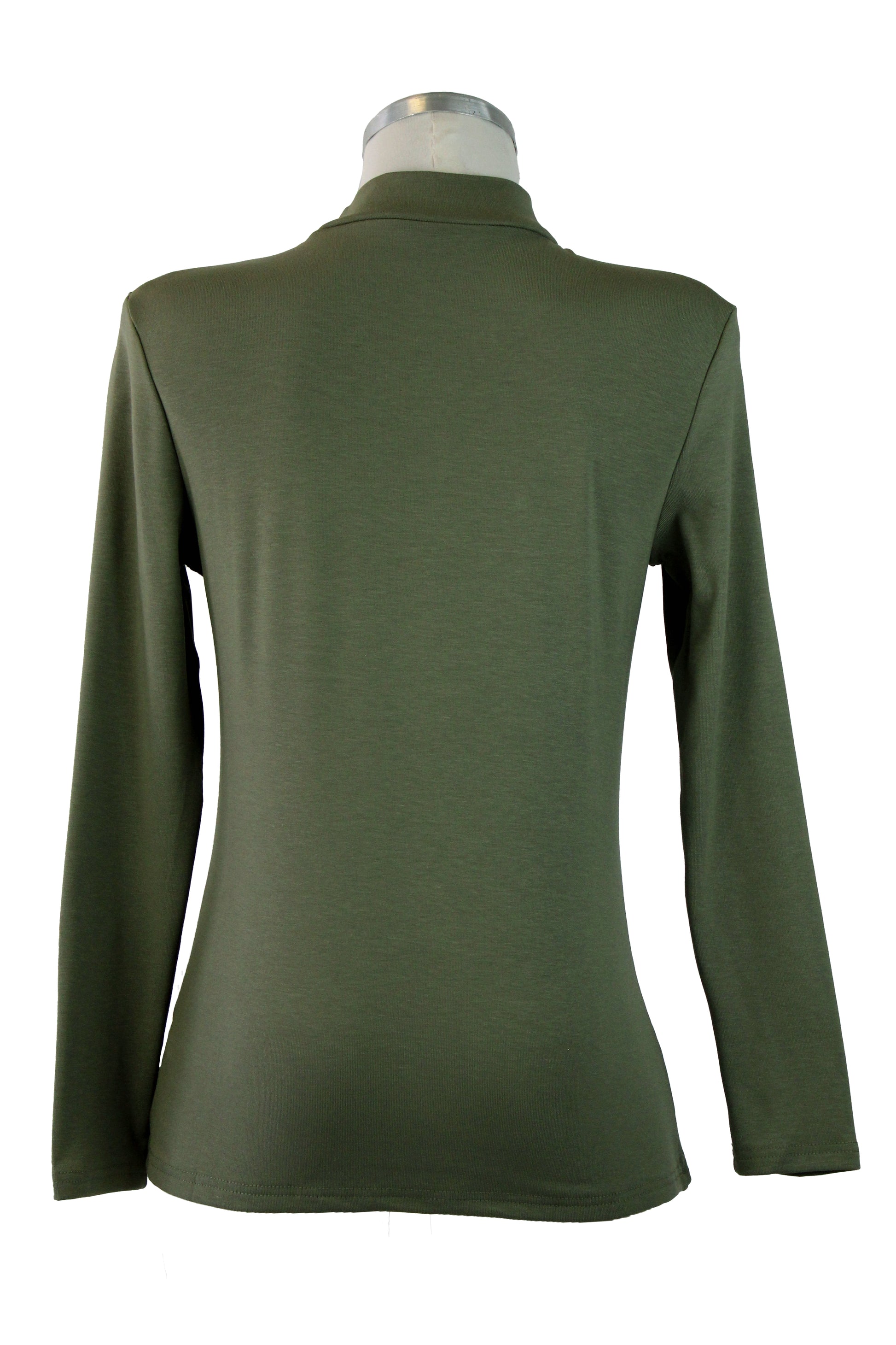 JW3601 Blusa Lisa Cuello de Tortuga