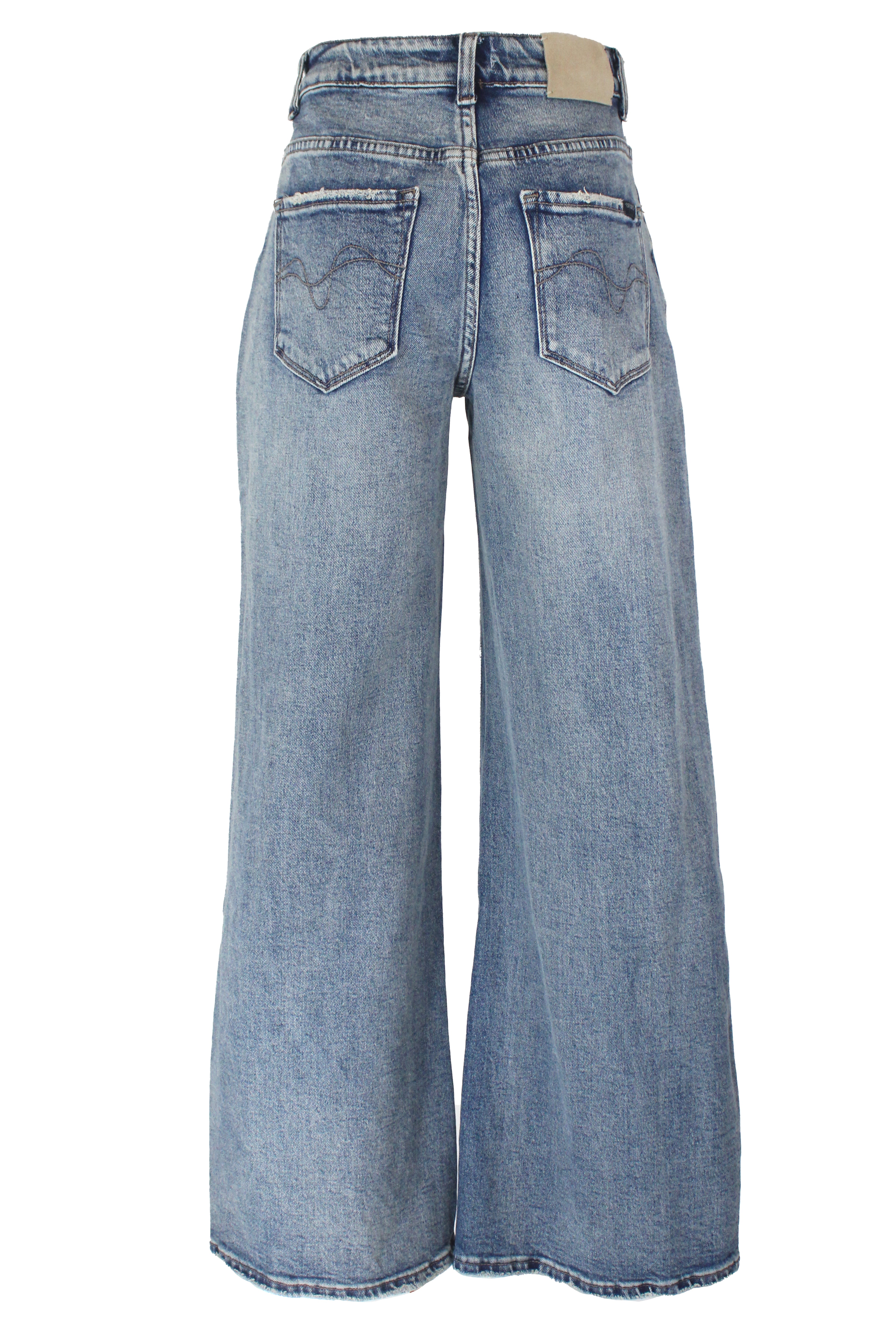 ES-2427 Pantalón de Mezclilla Pierna Ancha