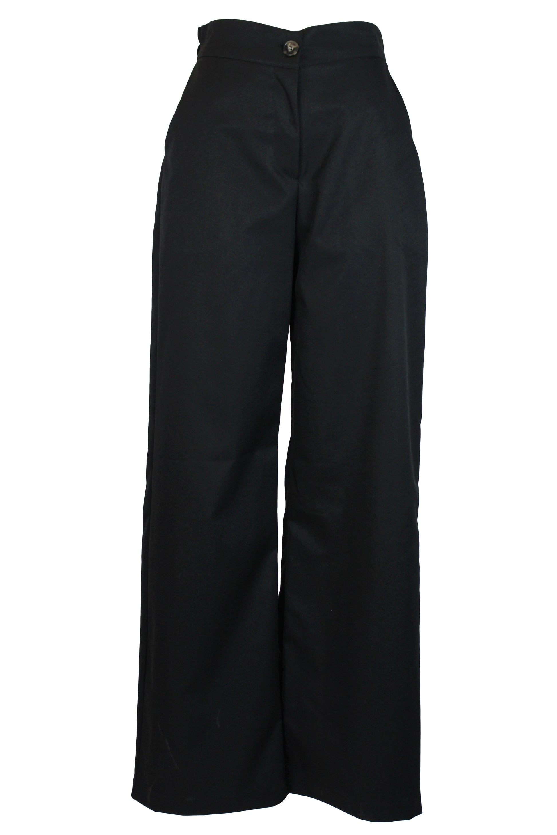 LK02931 Pantalon Corte Recto y Acinturado Mitad Pretina