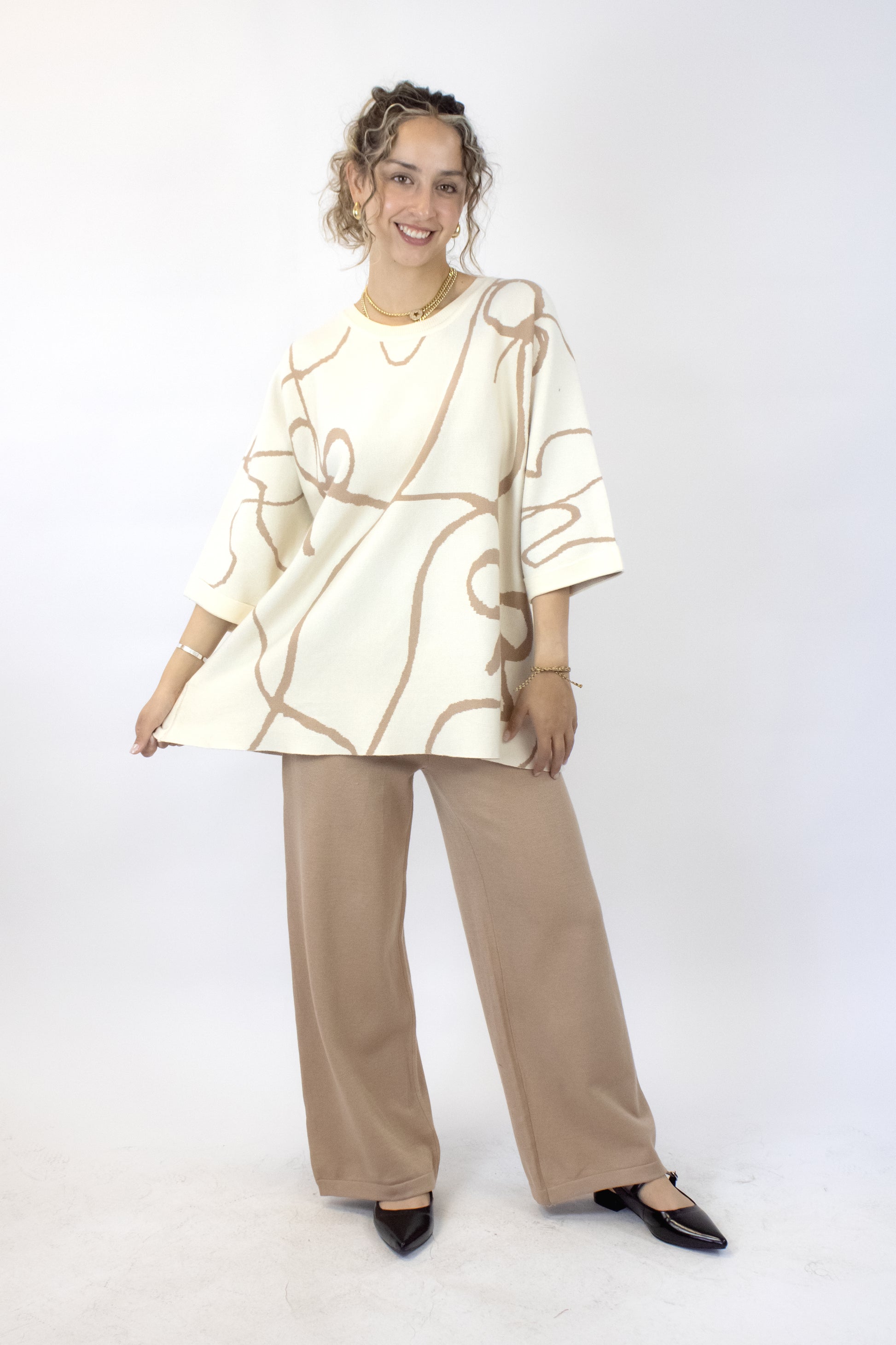 JSY802 Conjunto Suéter Diseño Moños