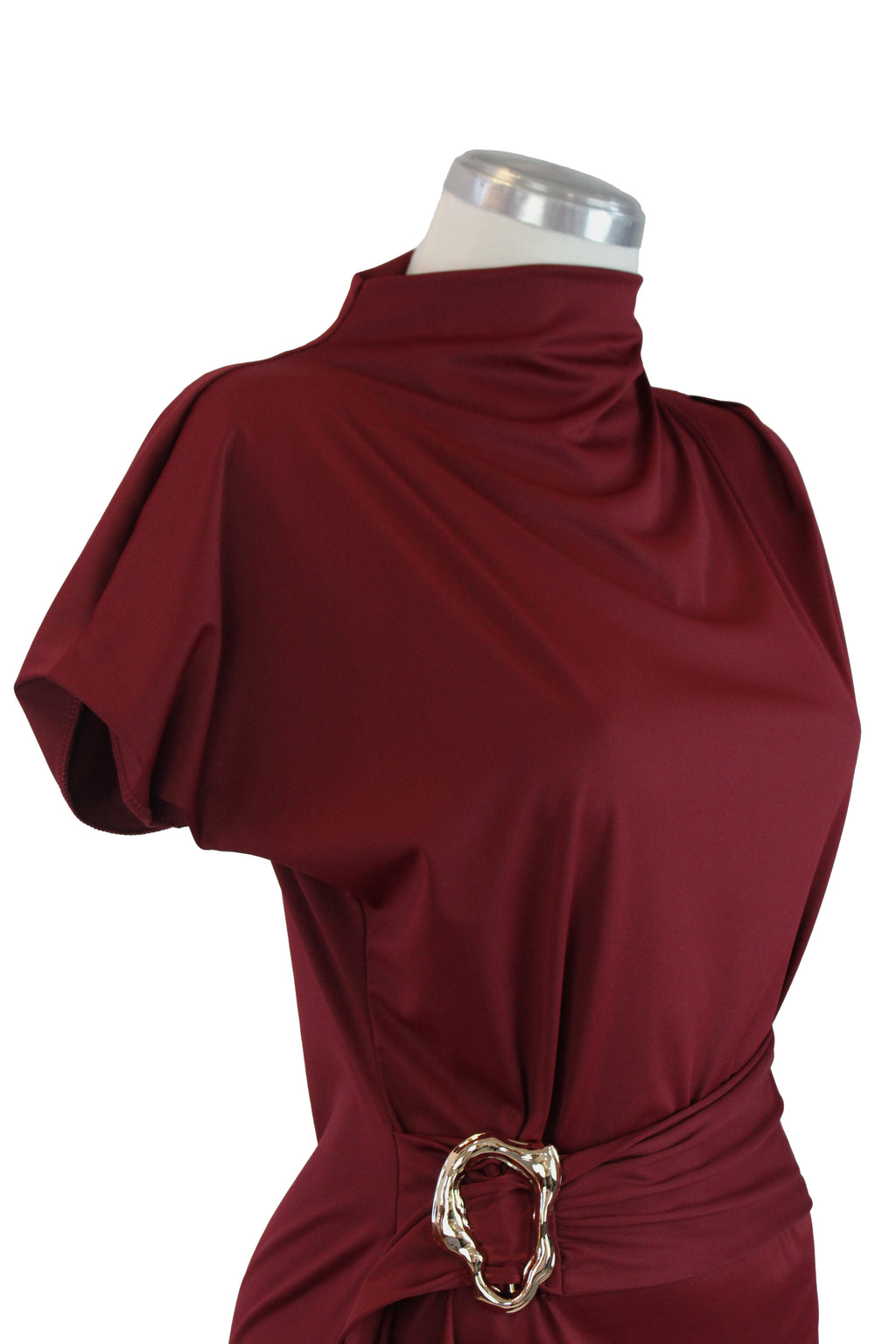 1326LCJ Blusa Hebilla Irregular Inferior