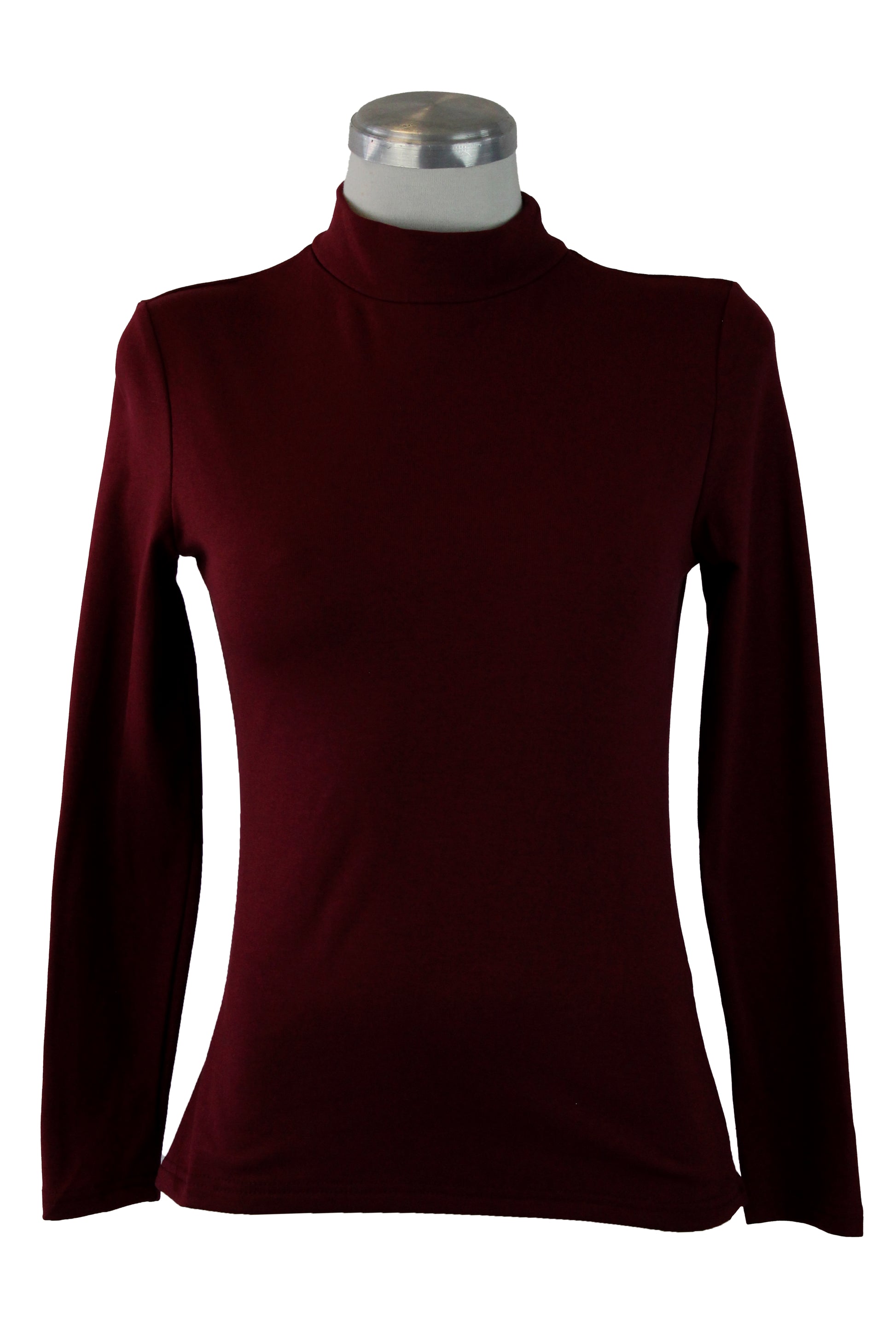 JW3601 Blusa Lisa Cuello de Tortuga