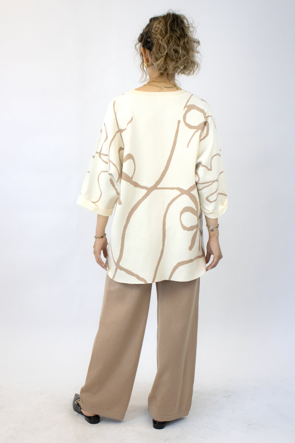 JSY802 Conjunto Suéter Diseño Moños