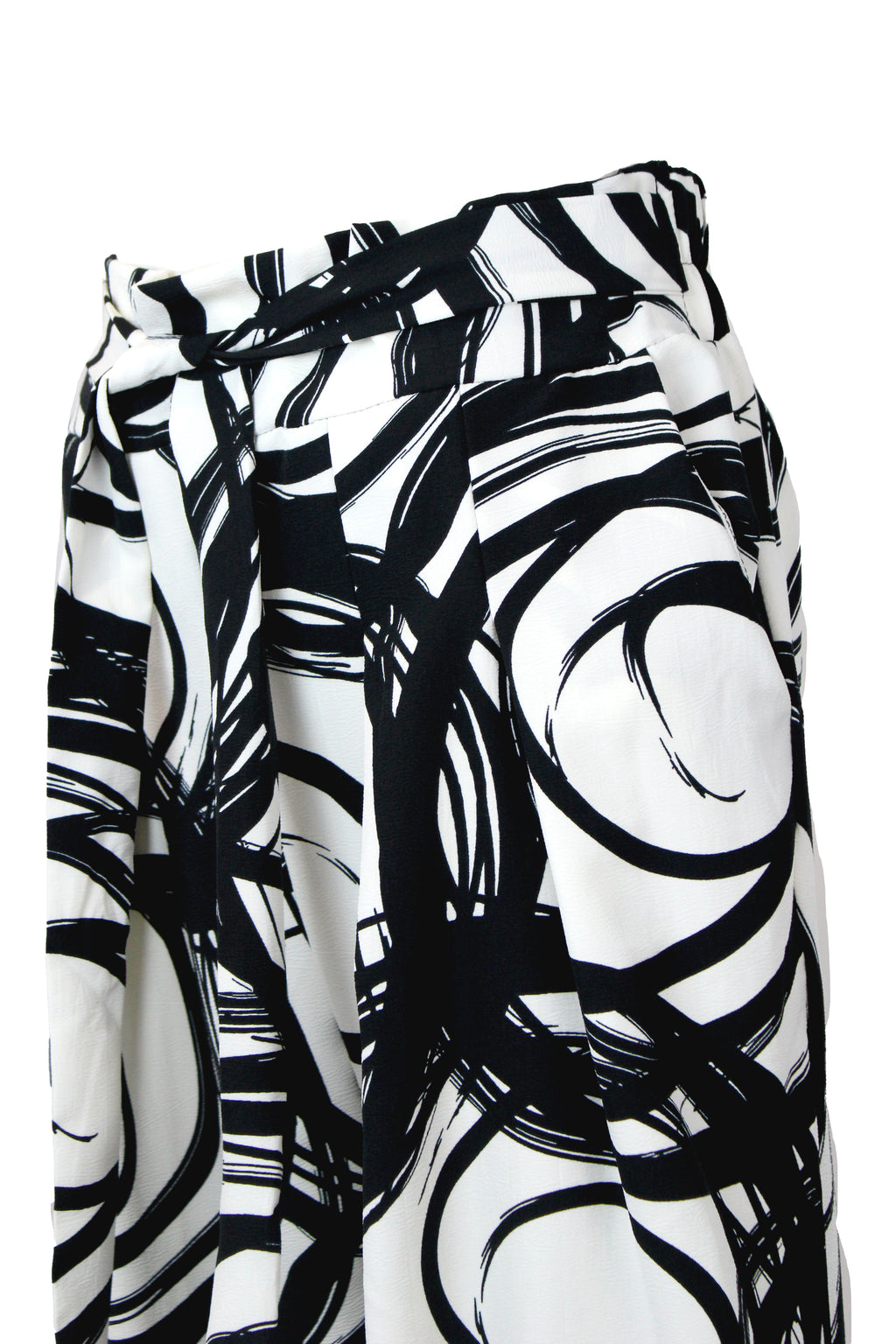 1PPE Pantalón Pinza Estampado con Lazo