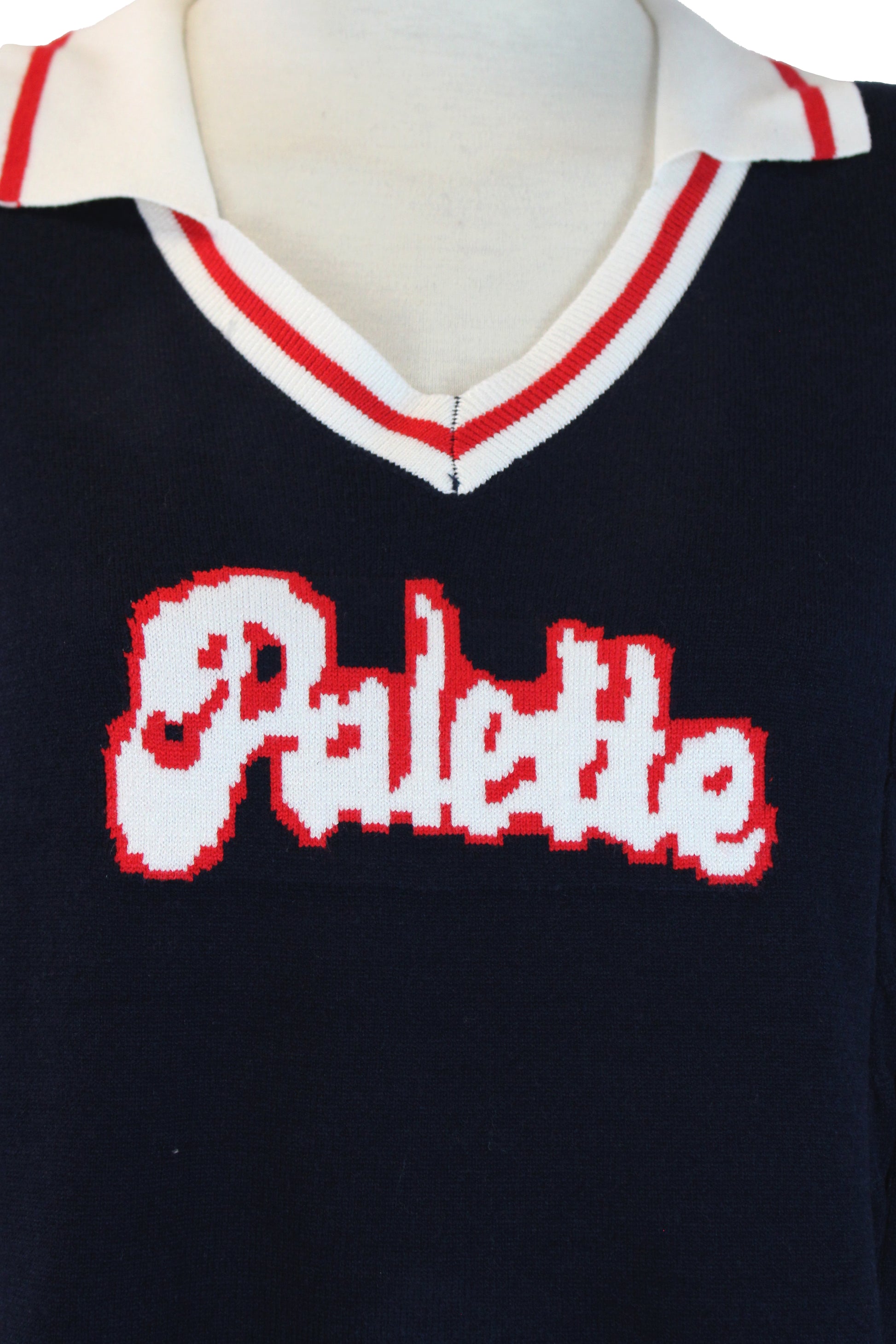 WJ-1093 Conjunto Suéter Palette con Cuello y Franjas