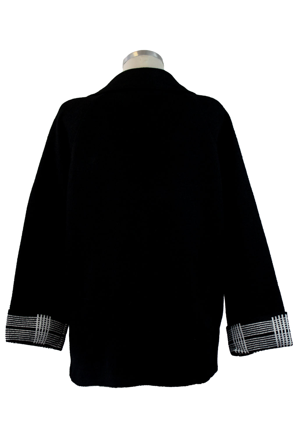 20908 Saco Afelpado Manga Bordada