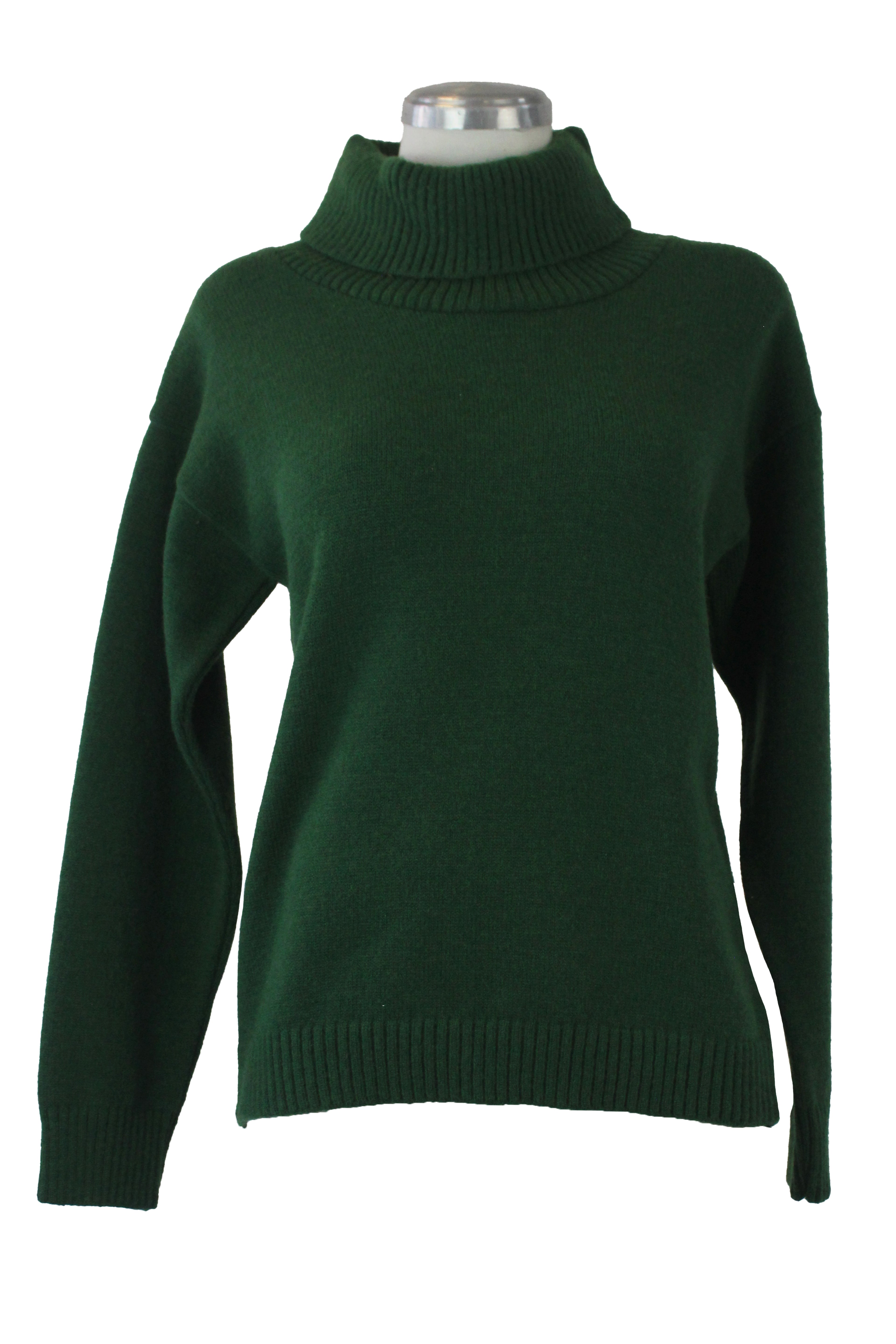 ST091 Suéter Tejido Liso Cuello de Tortuga