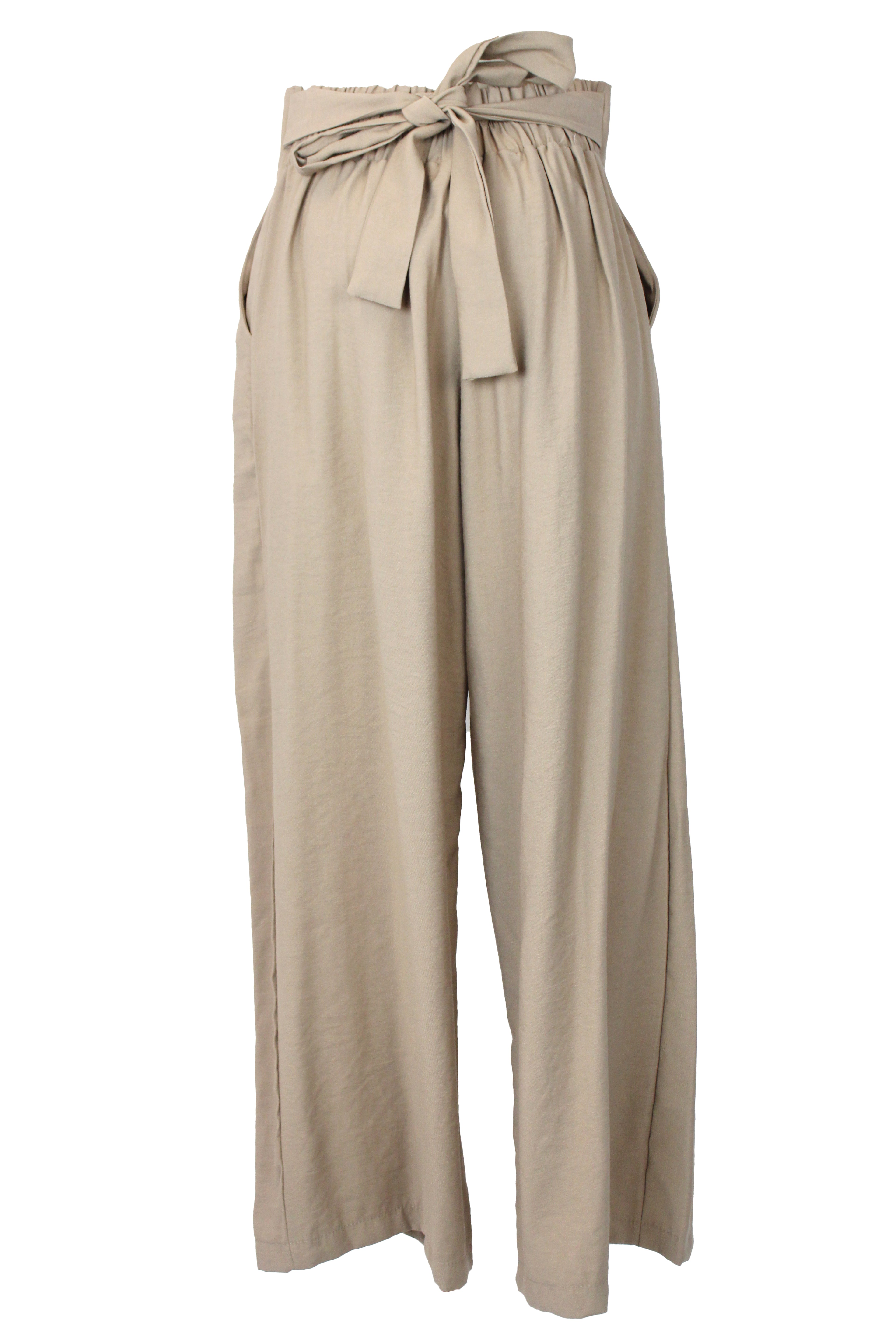 3PLLCP Pantalón Lino Liso con Pretina