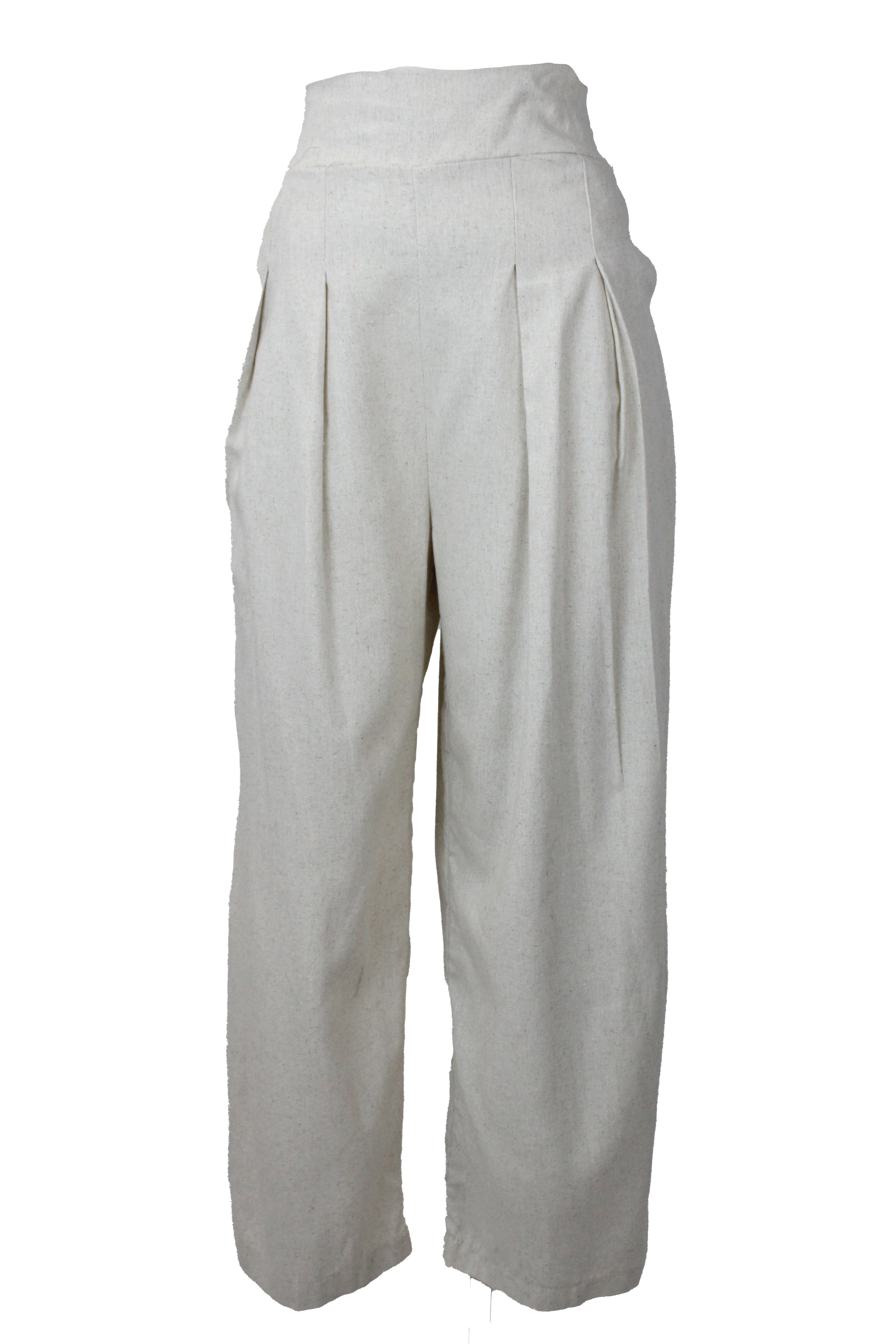 3PLLCP Pantalón Lino Liso con Pretina