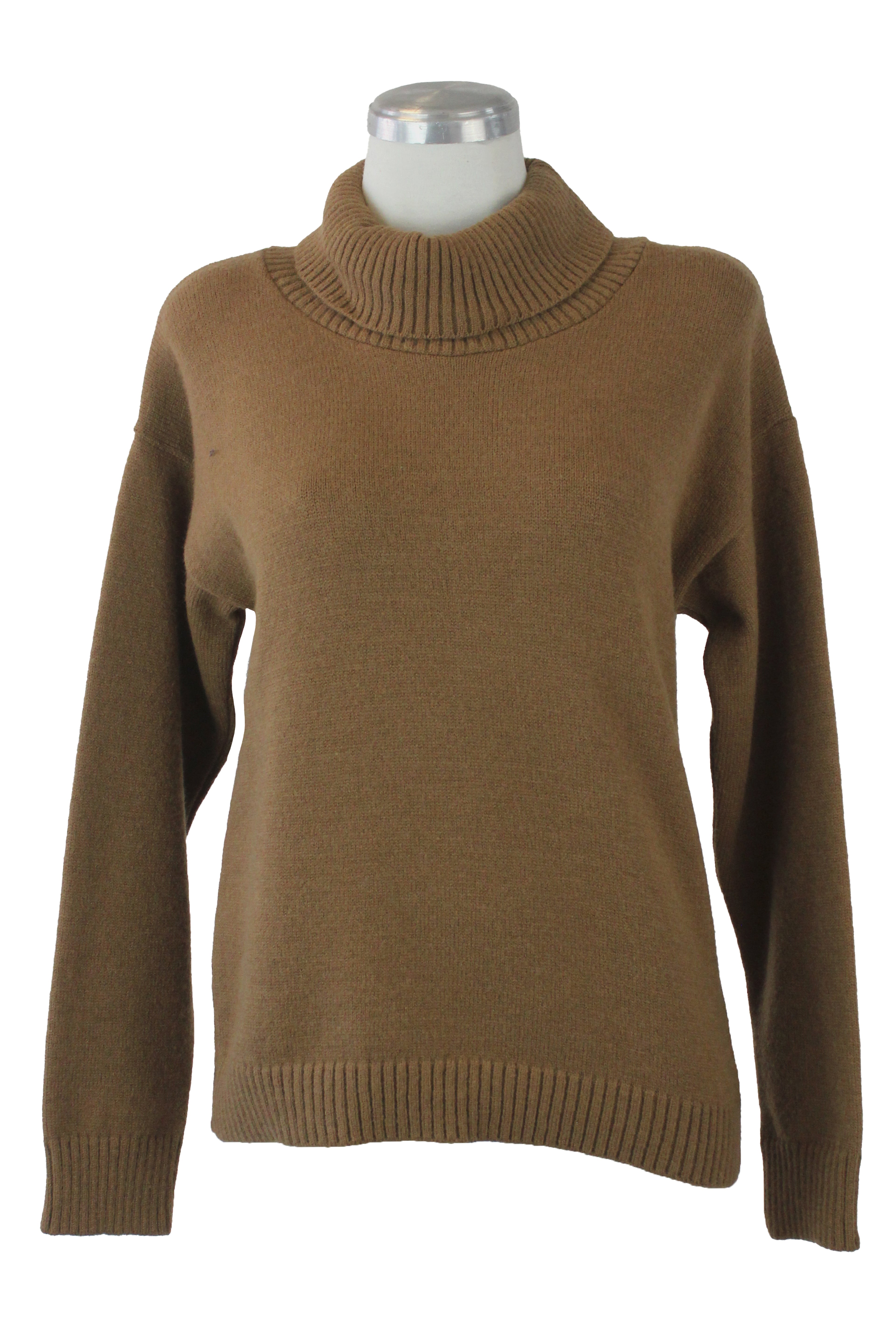 ST091 Suéter Tejido Liso Cuello de Tortuga