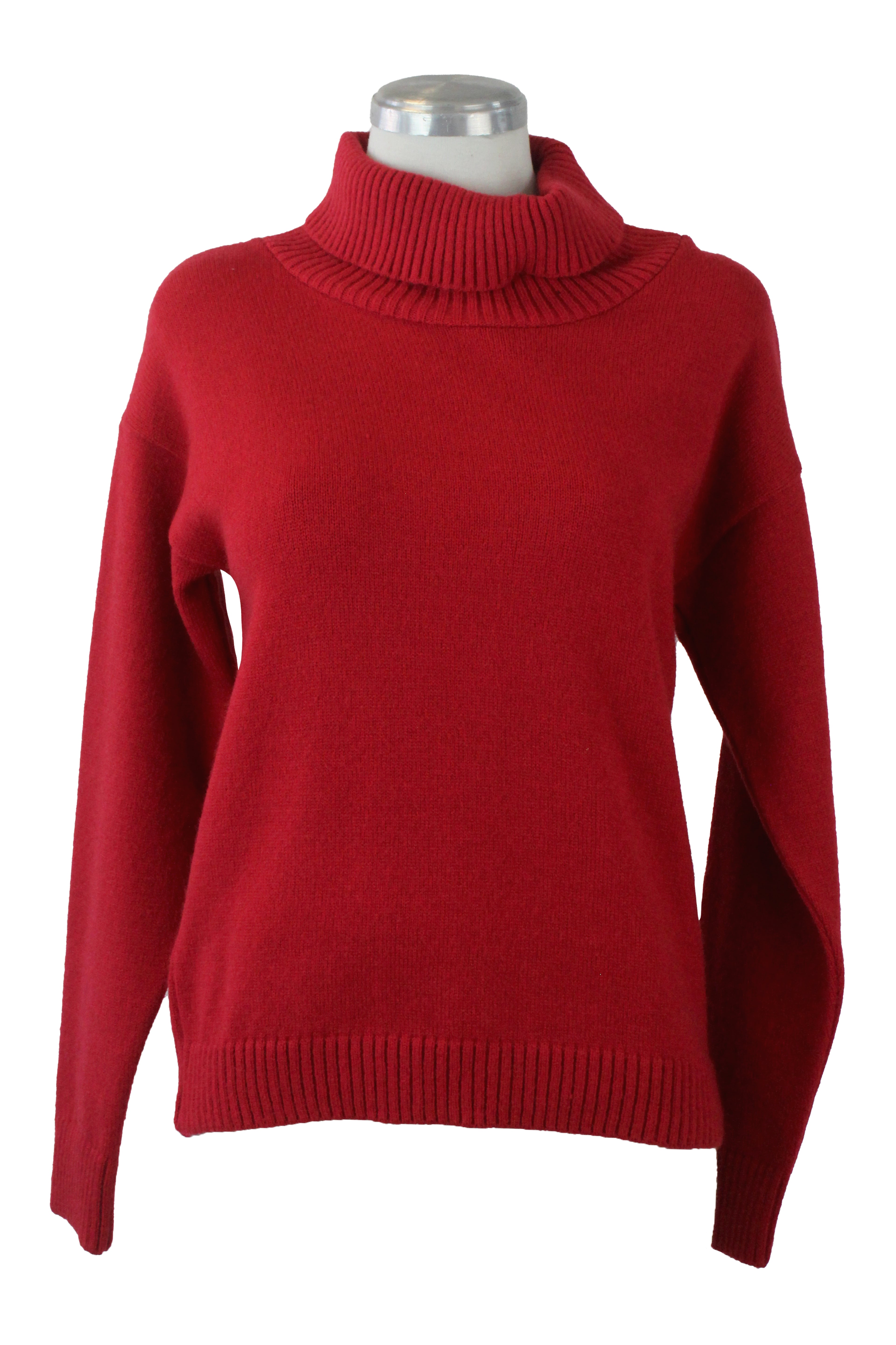 ST091 Suéter Tejido Liso Cuello de Tortuga