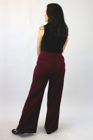 23543 Pantalón Recto Tejido con Pretina