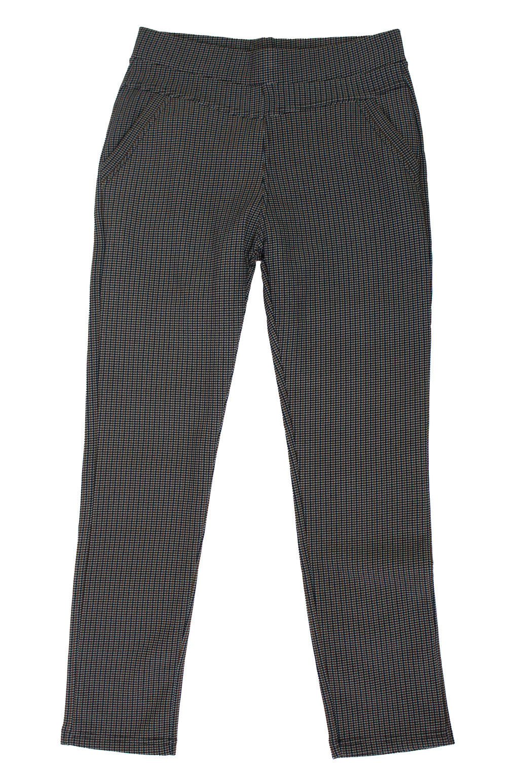 JW3159 Pantalón a Cuadros Con Elástico Superior