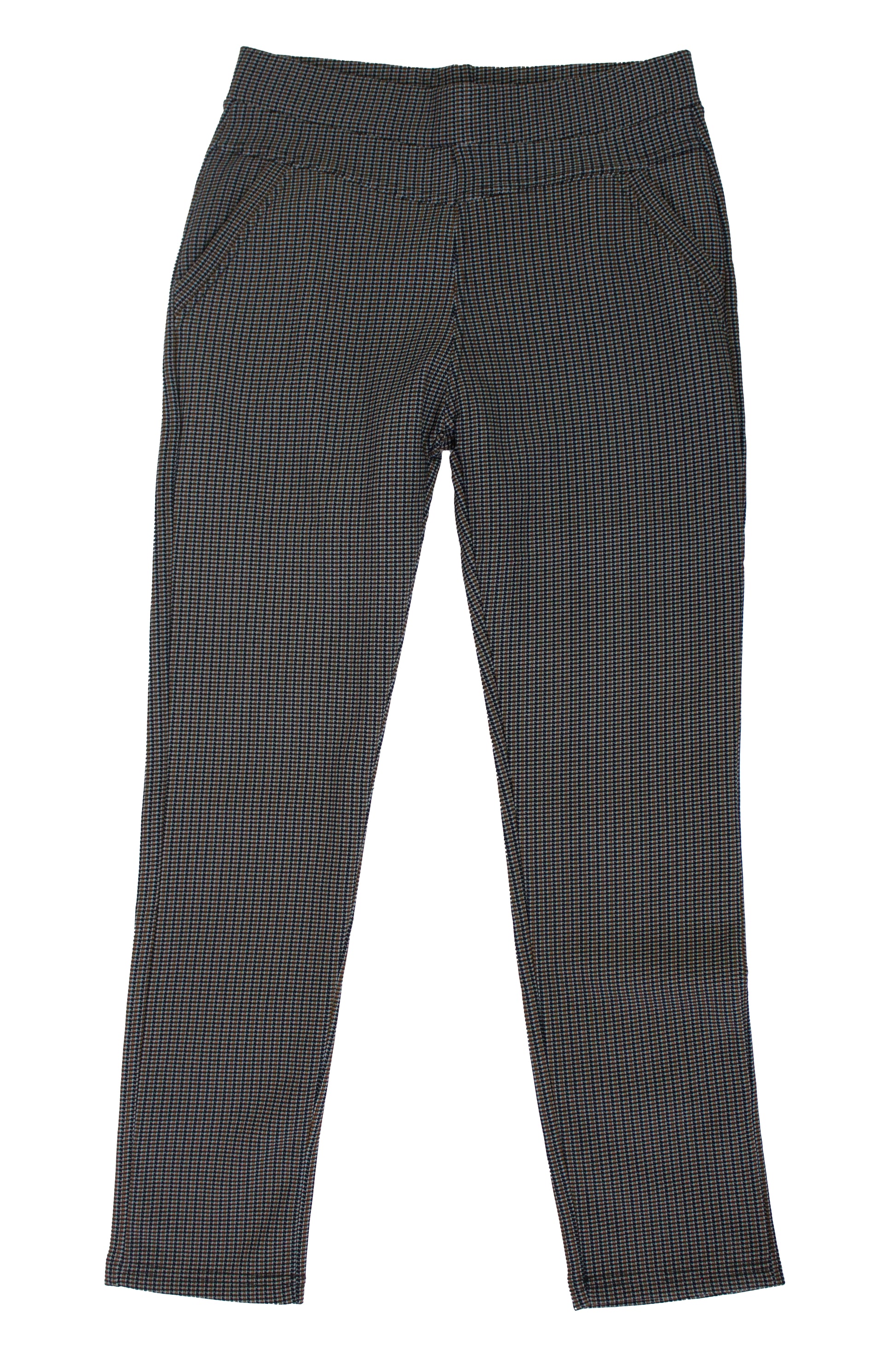 JW3159 Pantalón a Cuadros Con Elástico Superior