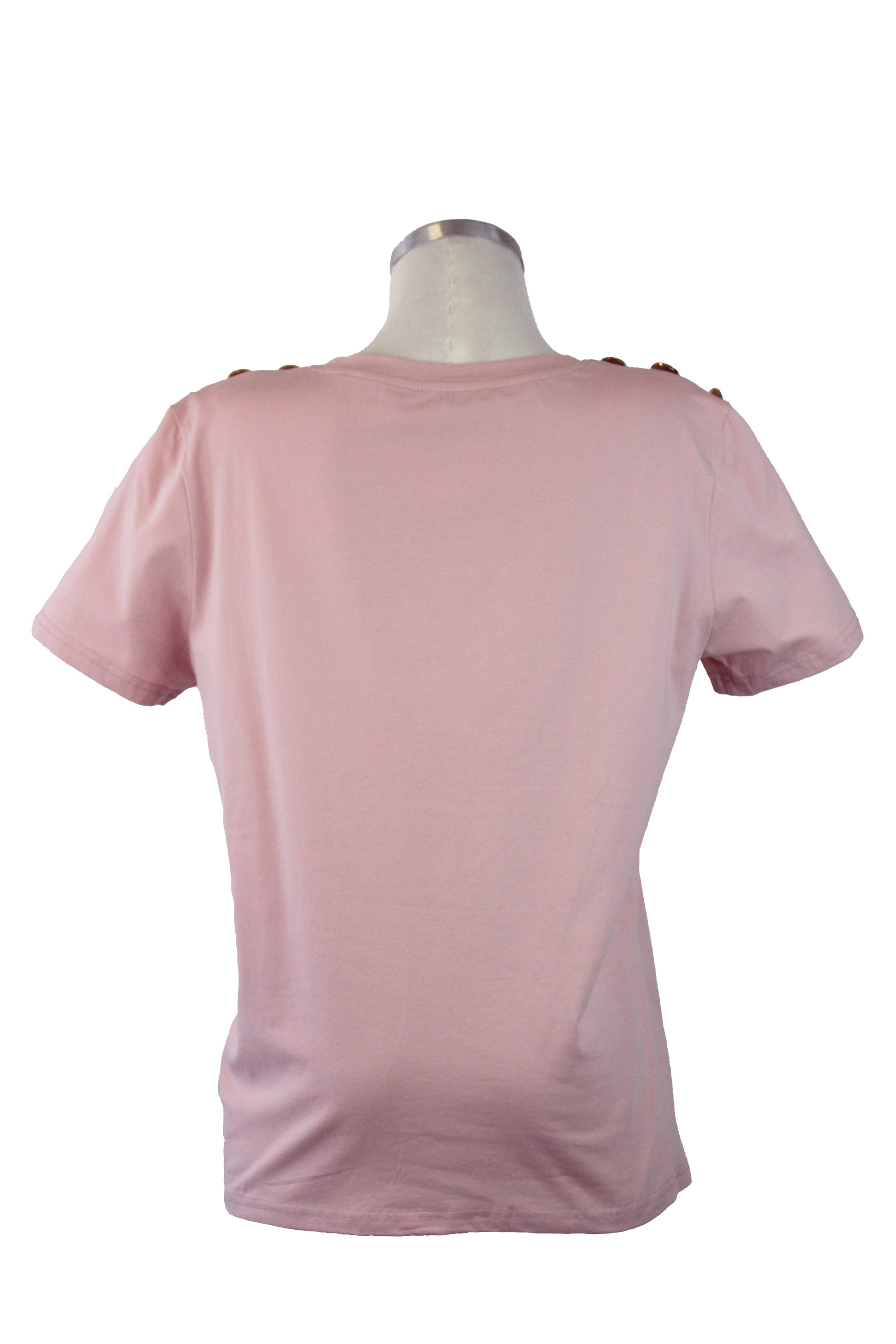 GO-2X635 Blusa Lisa Botones en Hombro