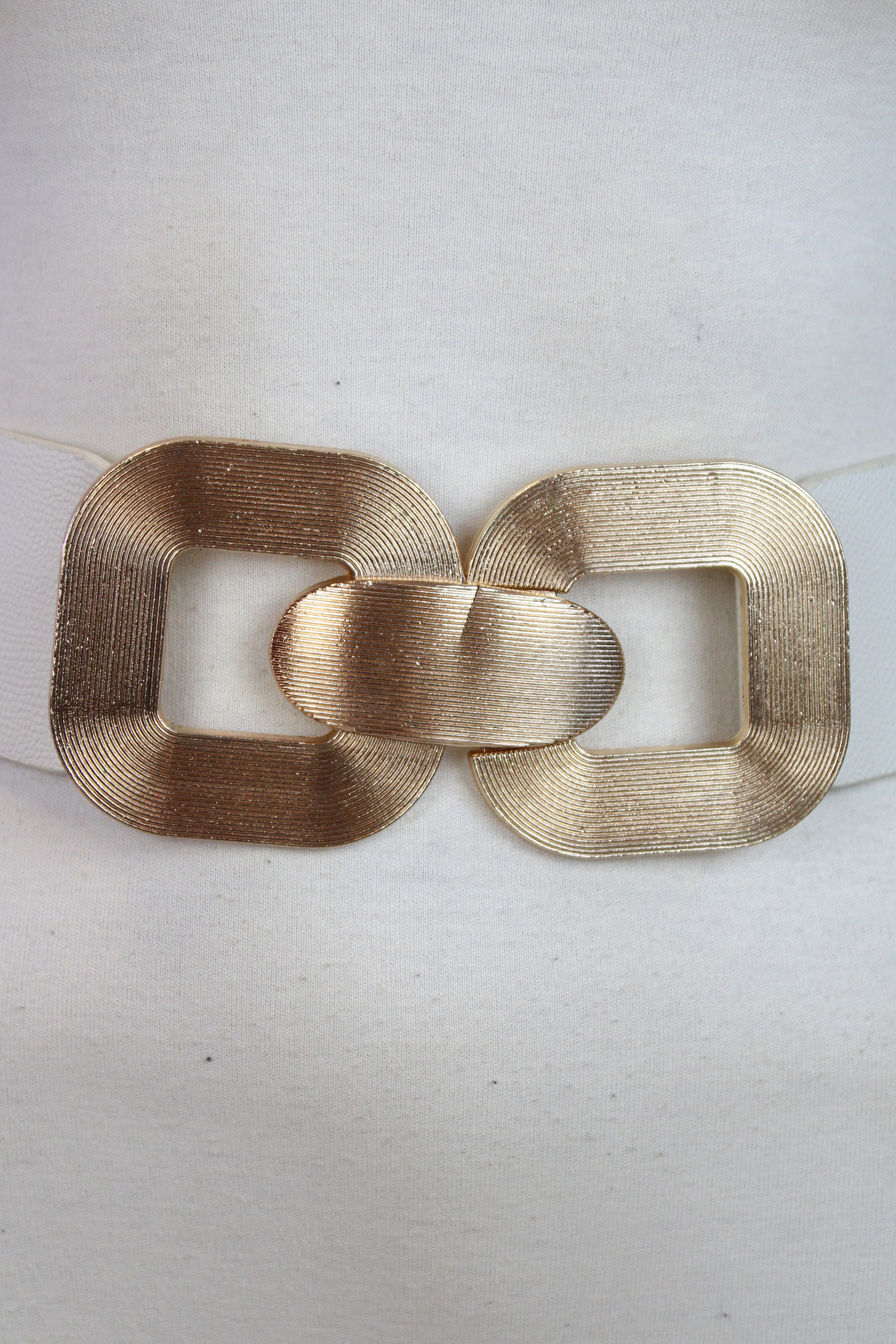 TTB-97 Cinto con Elástico Hebilla Cuadrado Doble